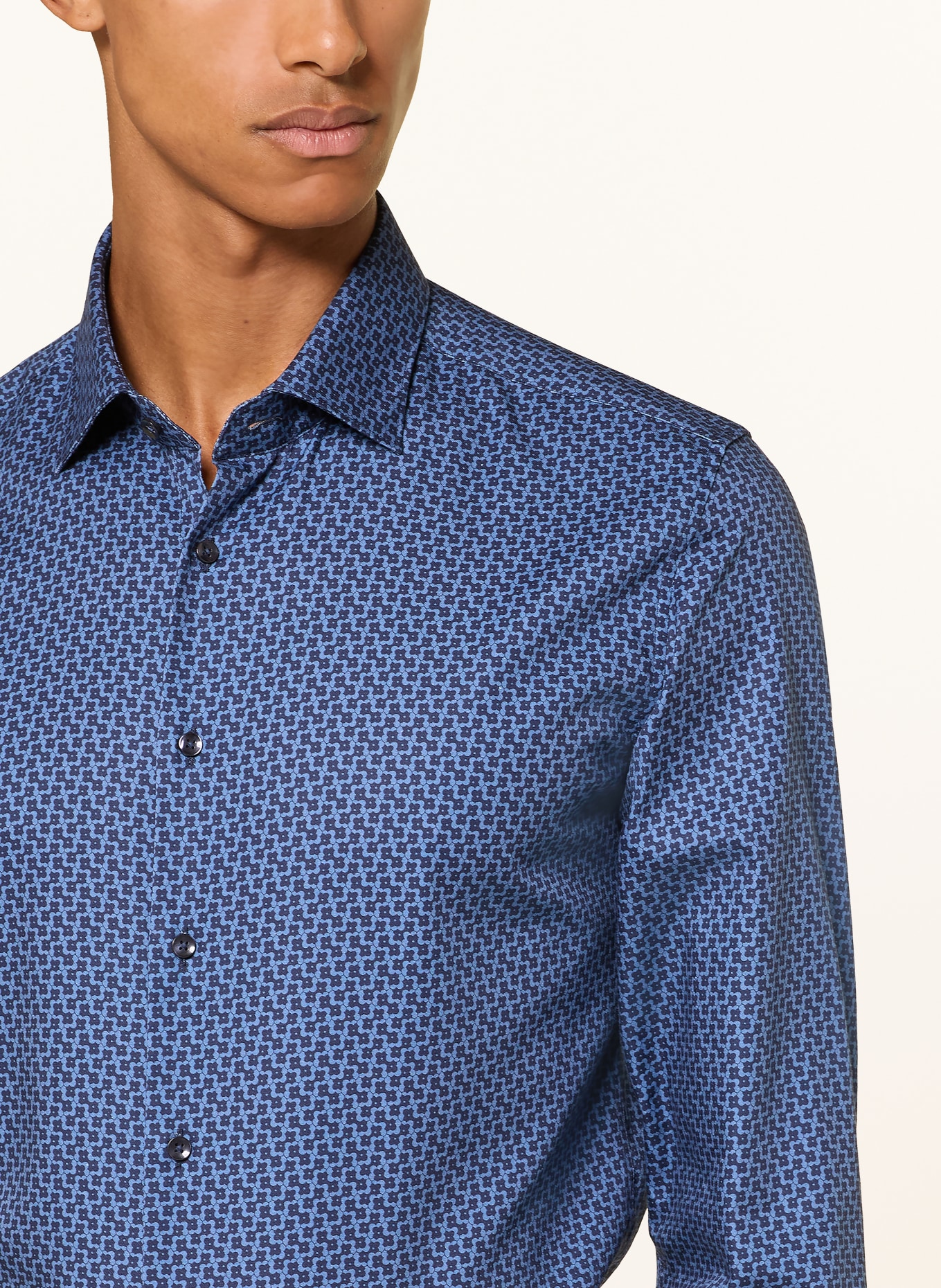 seidensticker Hemd Slim Fit: BLAU