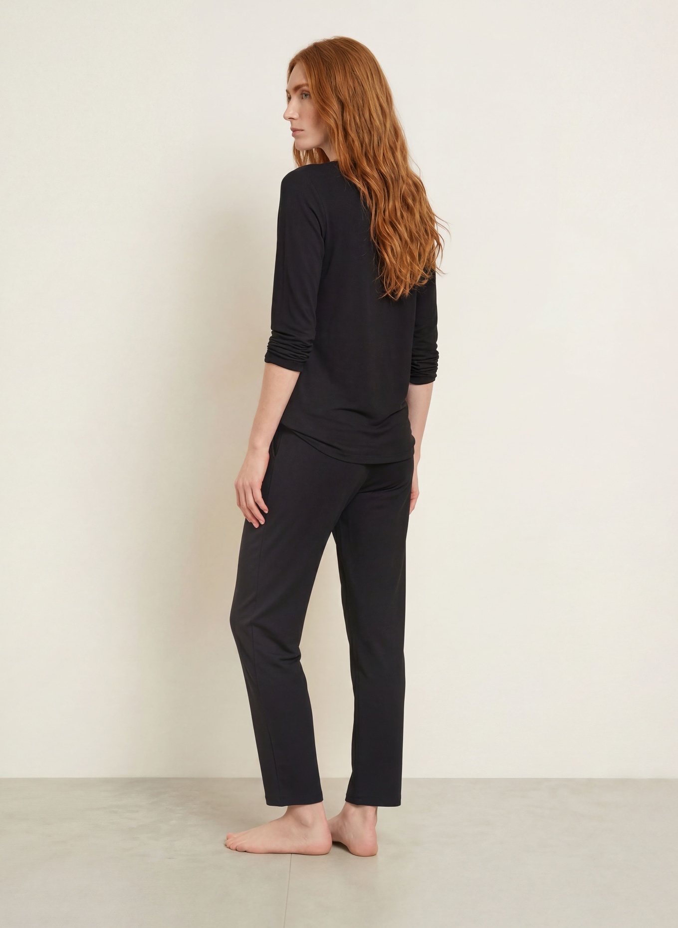 darling harbour Pajama bottoms: BLACK