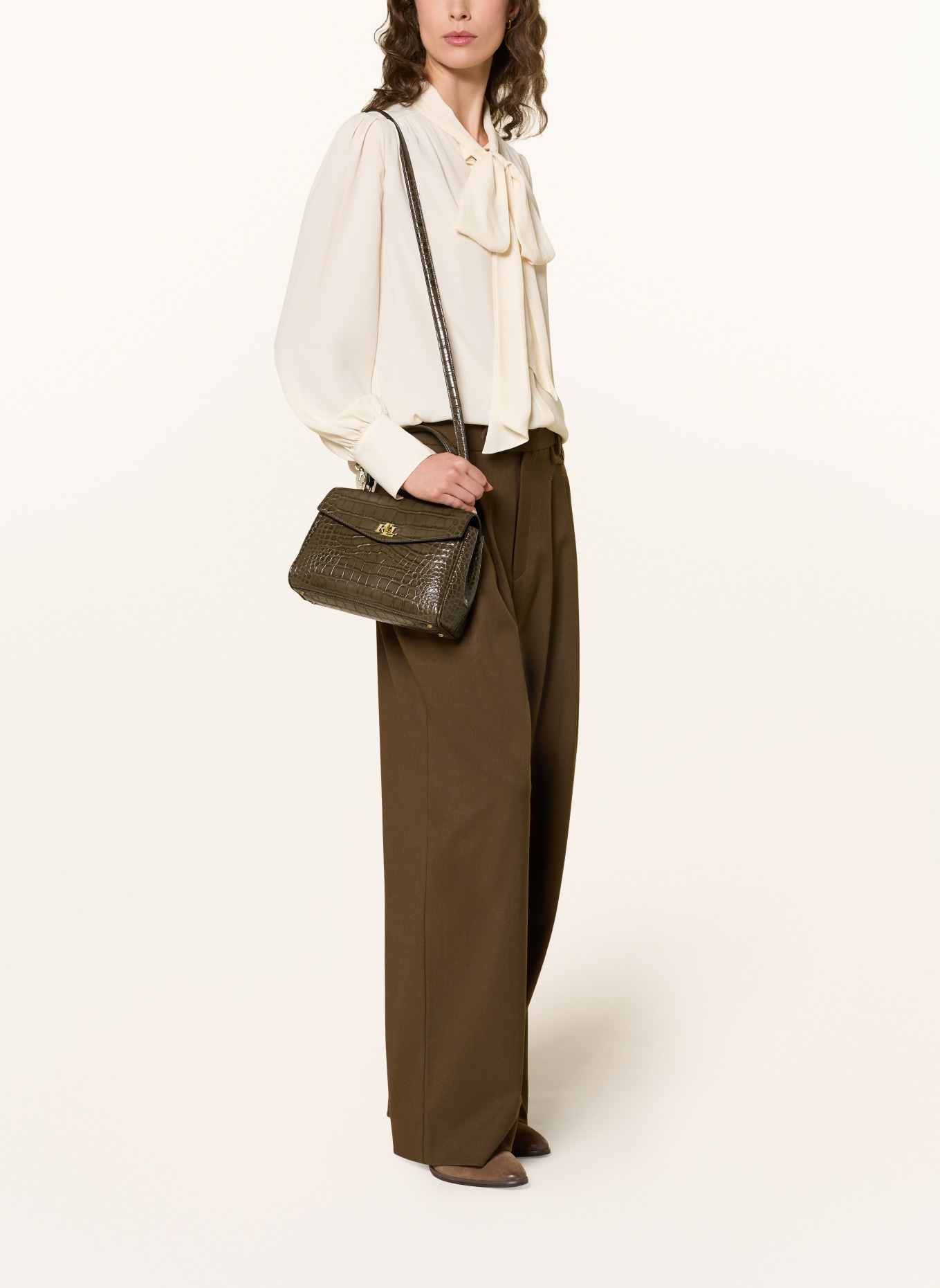 LAUREN RALPH LAUREN Crossbody bag: OLIVE