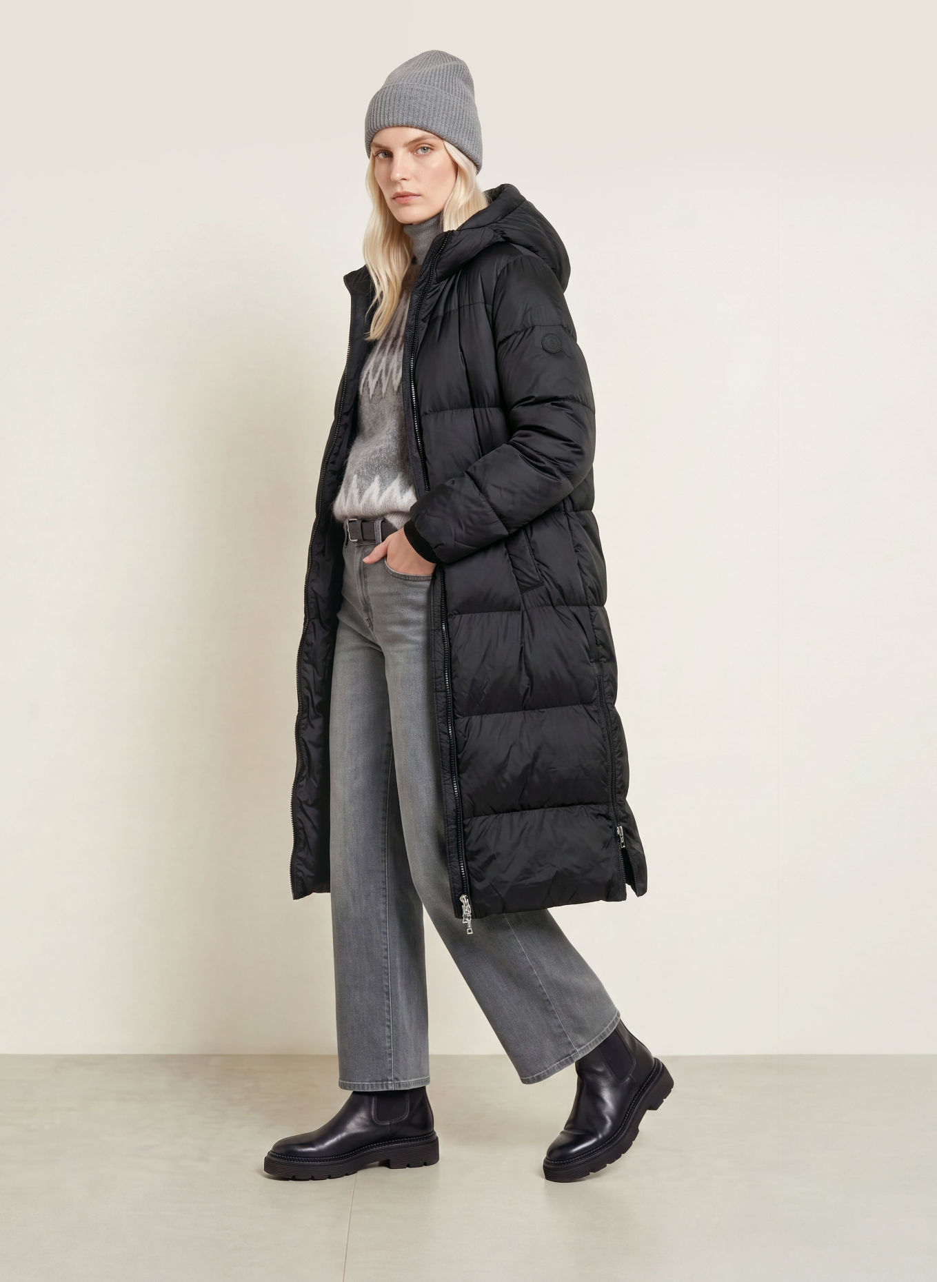 darling harbour Steppmantel: BLACK