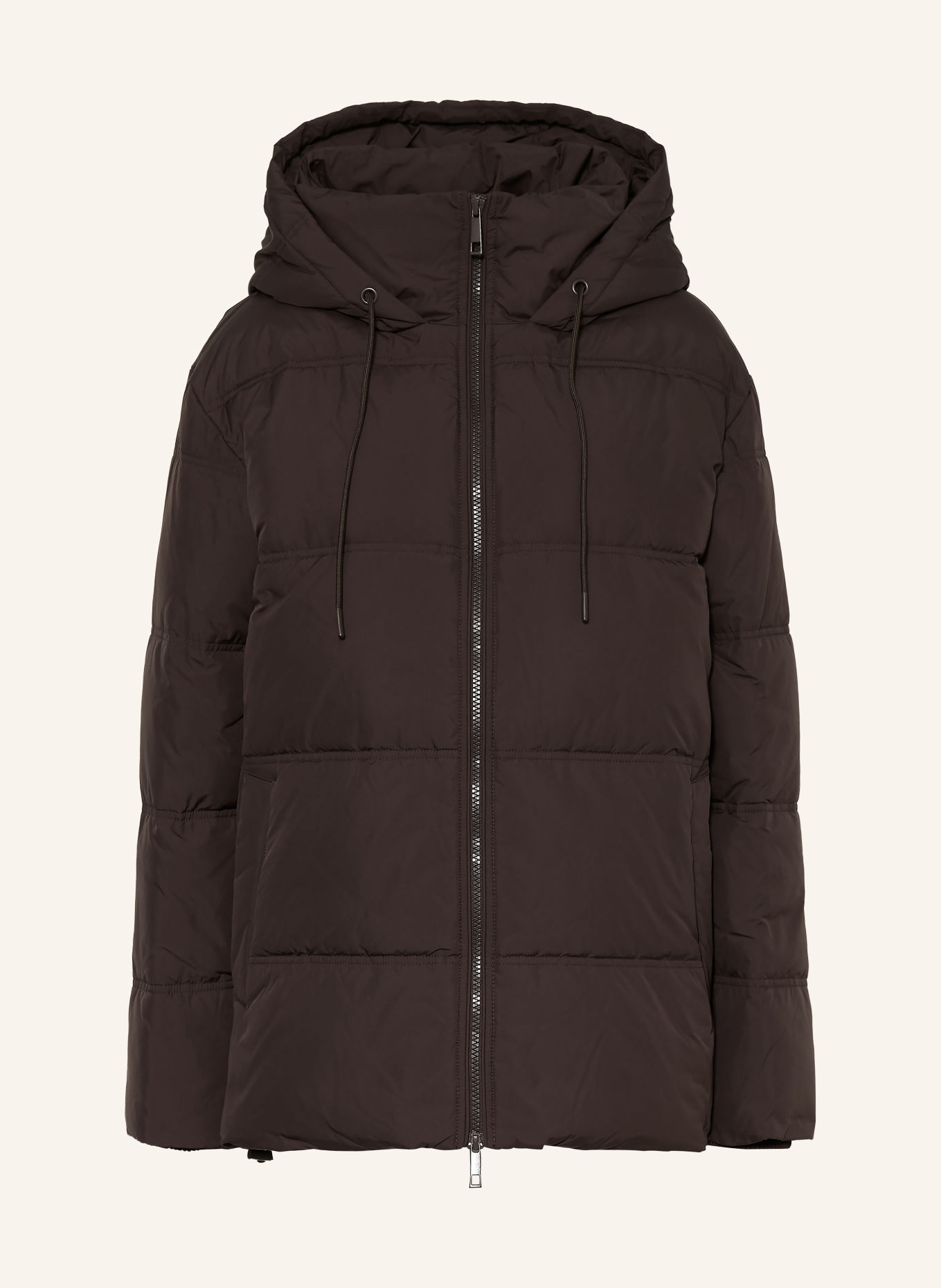 darling harbour Quiltet jakke: DARK BROWN