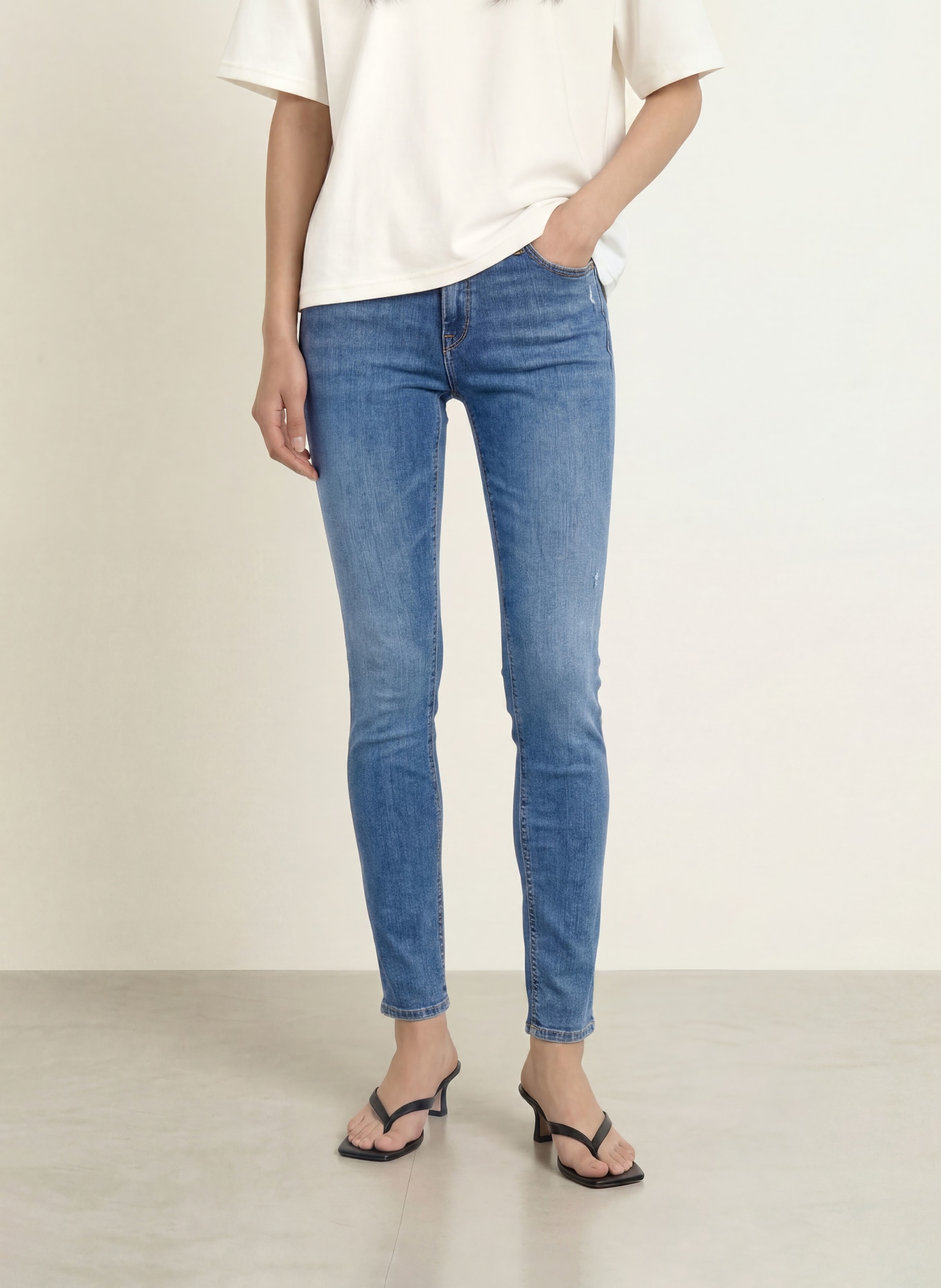 REPLAY Skinny jeans NEW LUZ: C010 Light Blue