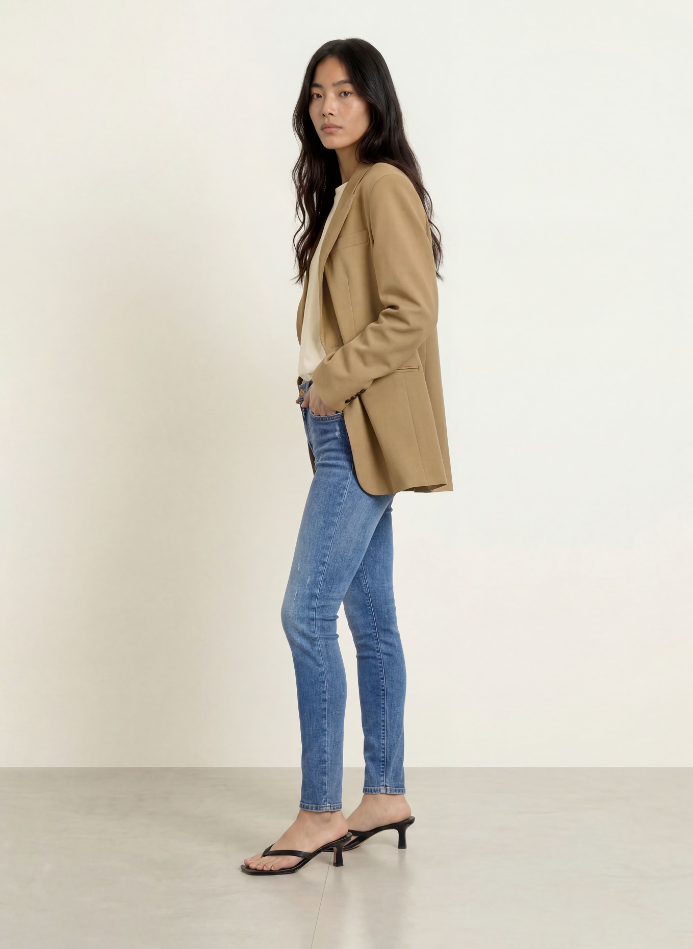 REPLAY Skinny jeans NEW LUZ: C010 Light Blue