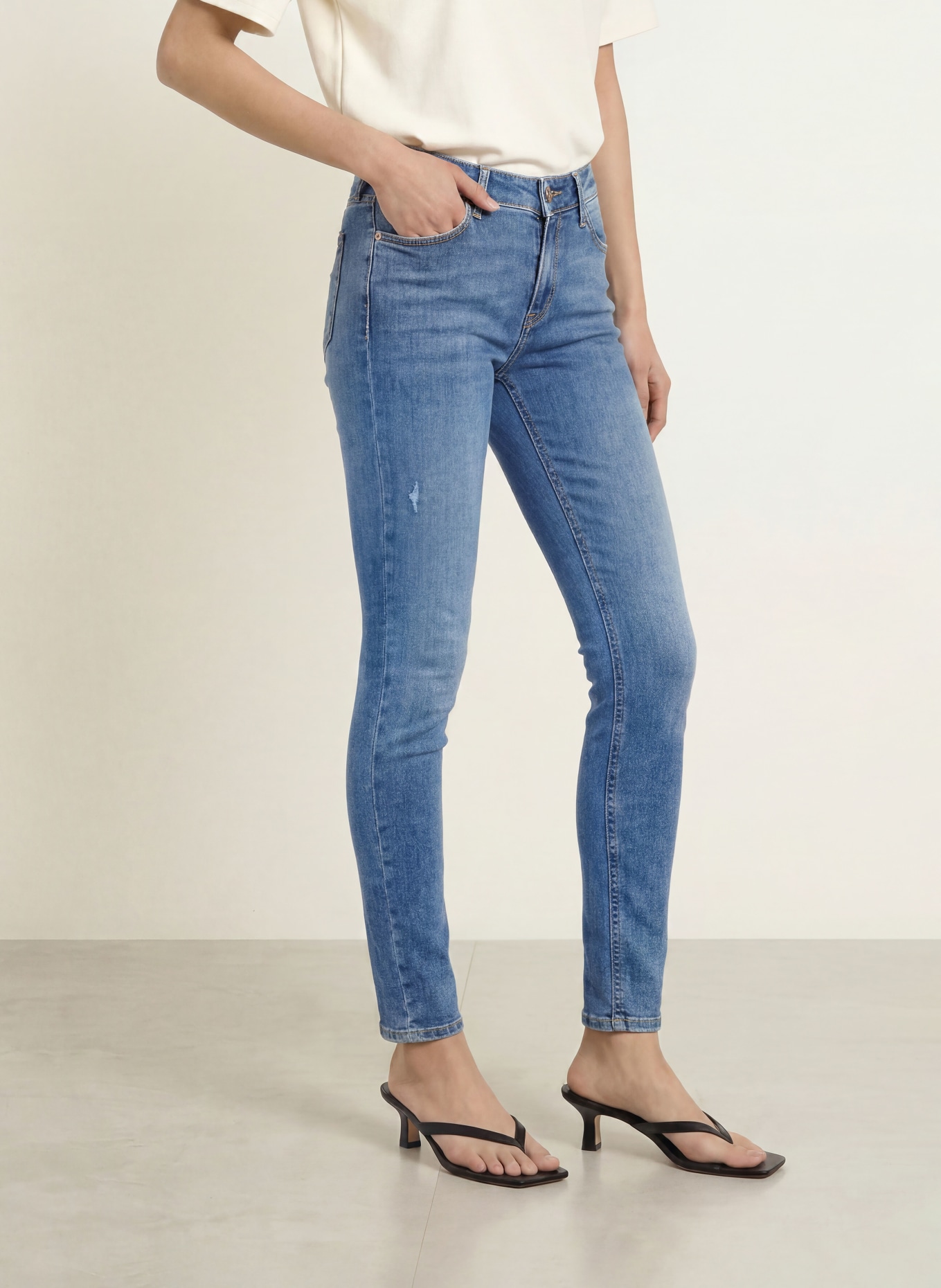 REPLAY Skinny jeans NEW LUZ: C010 Light Blue