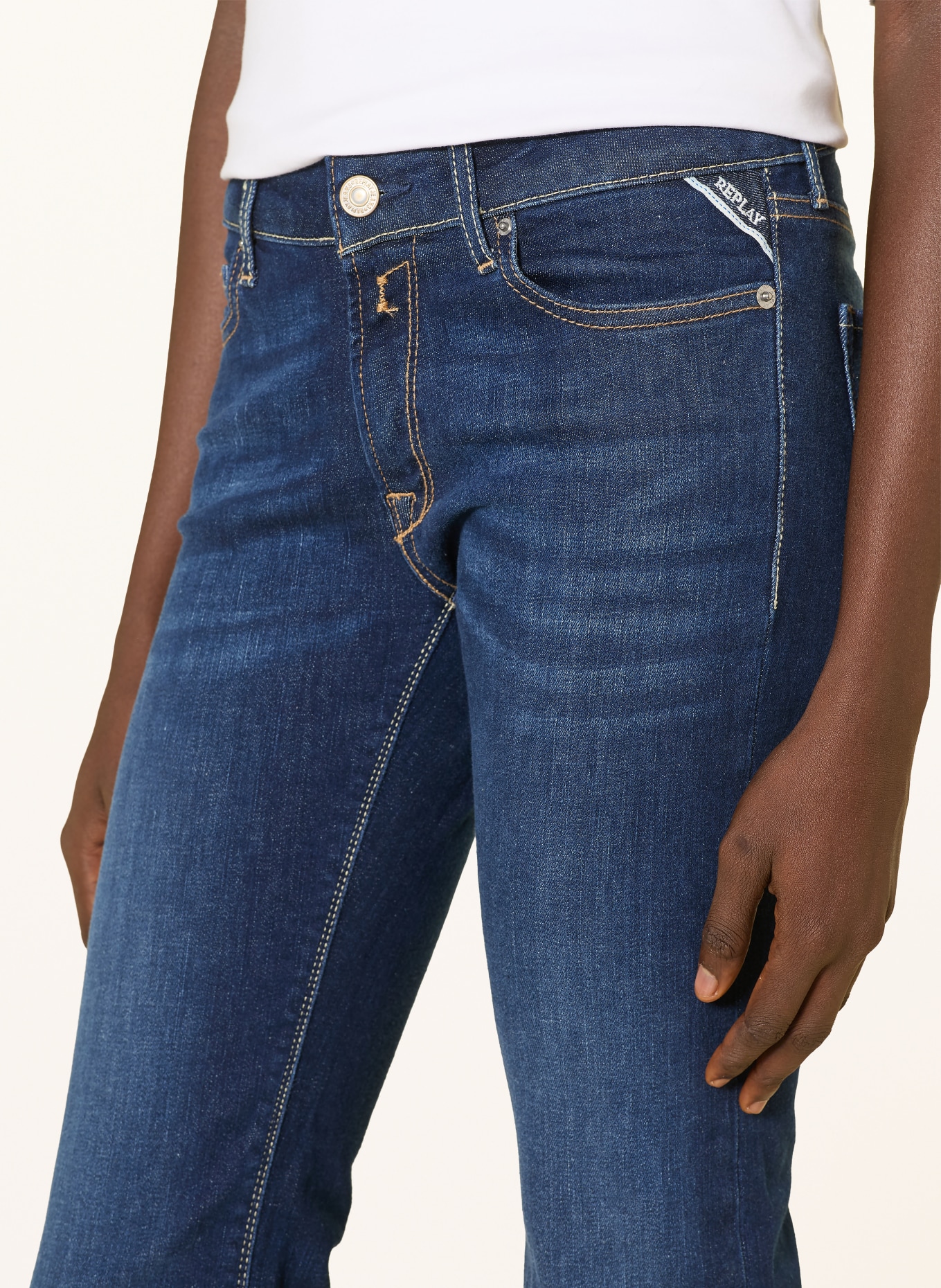 REPLAY Bootcut Jeans NEW LUZ: C007 DARK BLUE