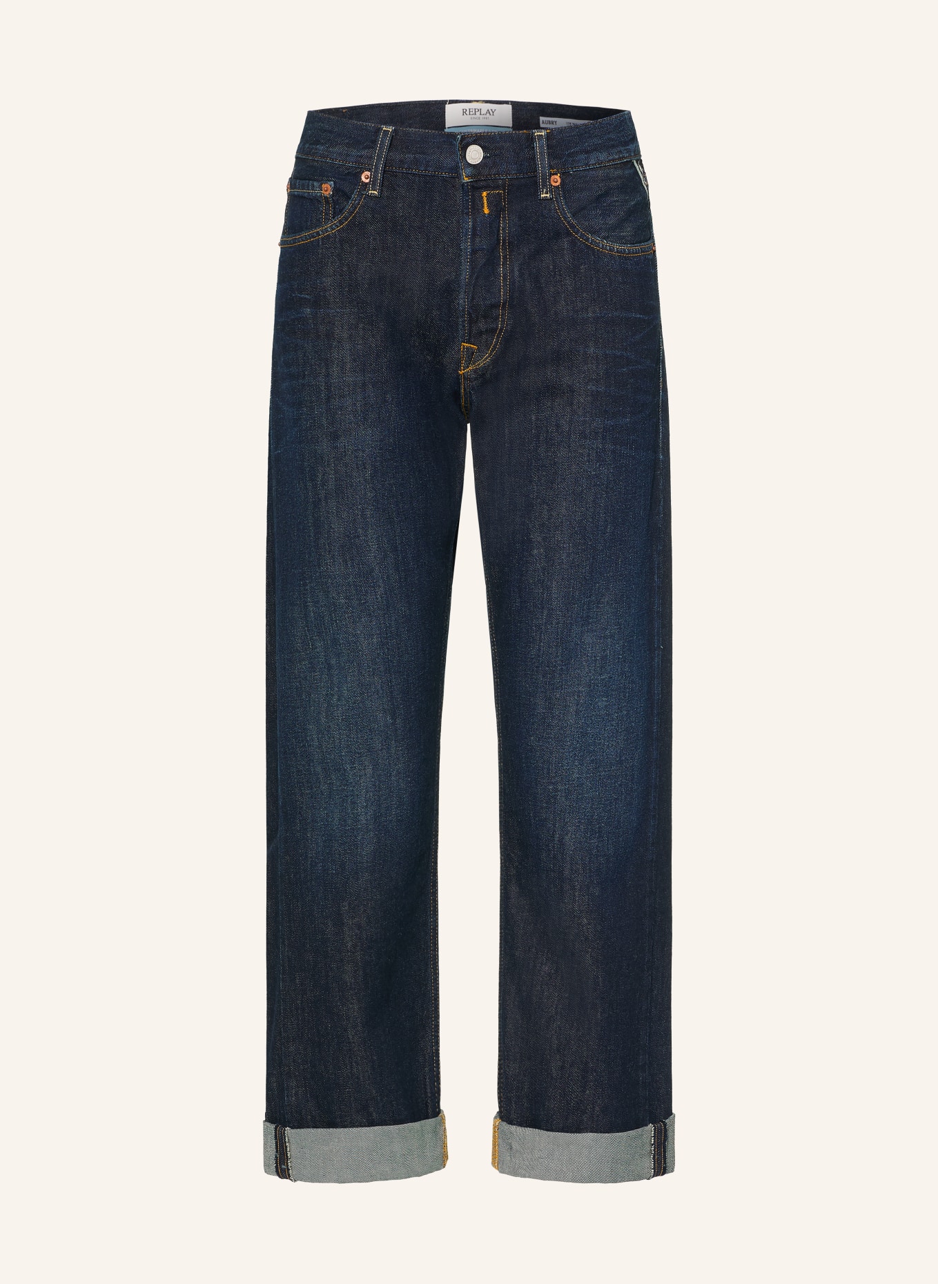 REPLAY AUBRY Boyfriend jeans: C007 DARK BLUE