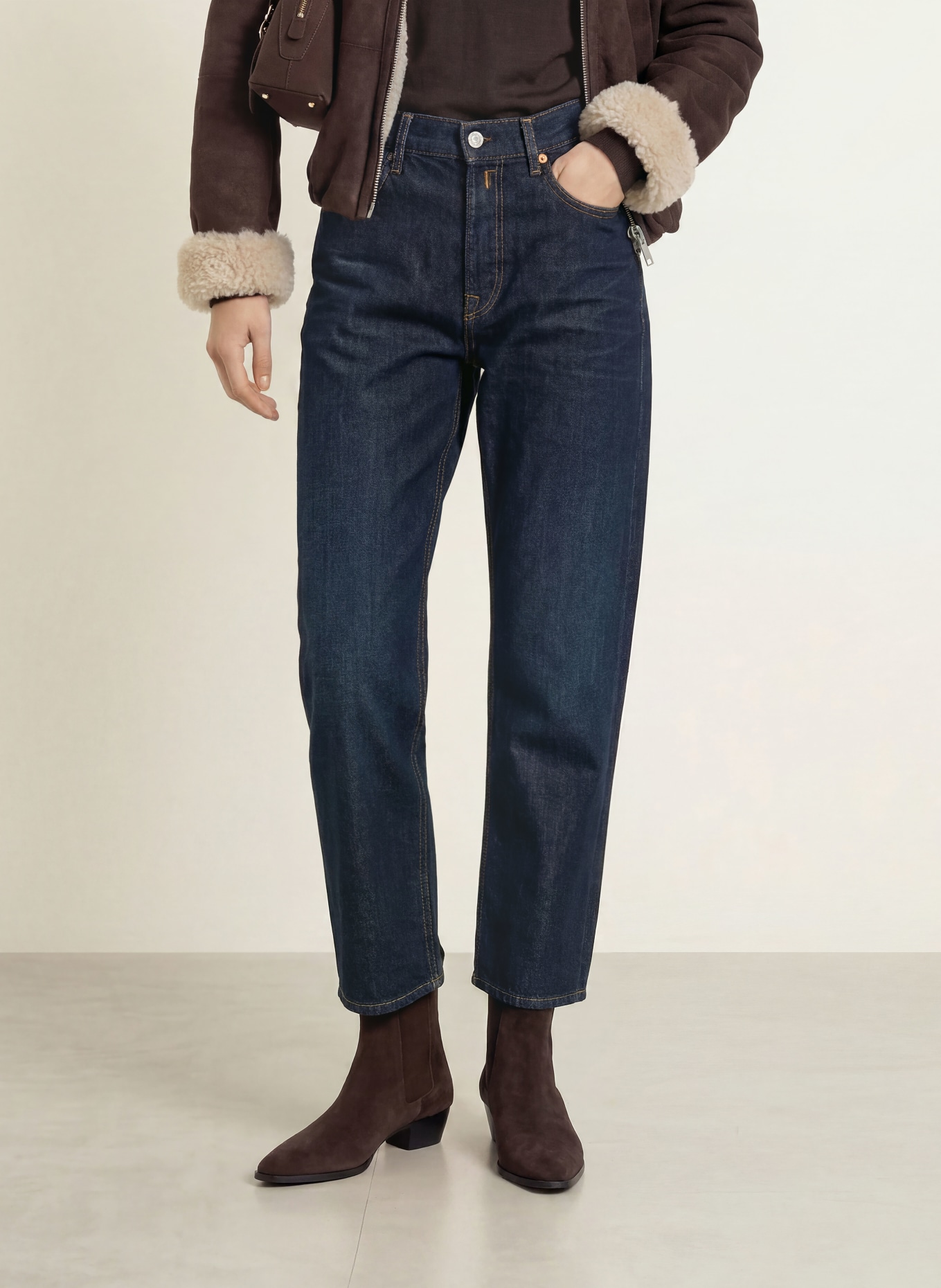 REPLAY AUBRY Boyfriend jeans: C007 DARK BLUE