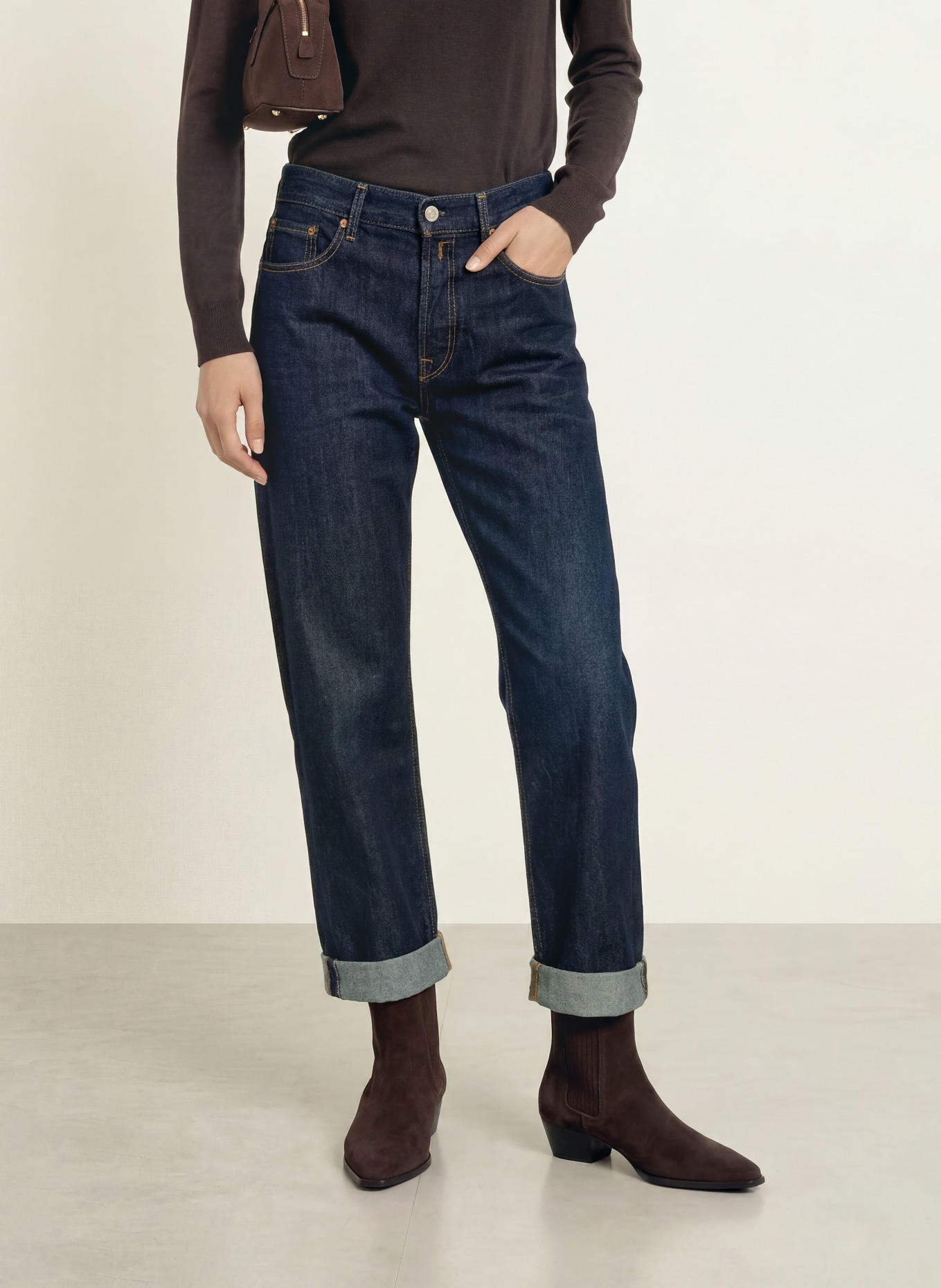 REPLAY AUBRY Boyfriend jeans: C007 DARK BLUE
