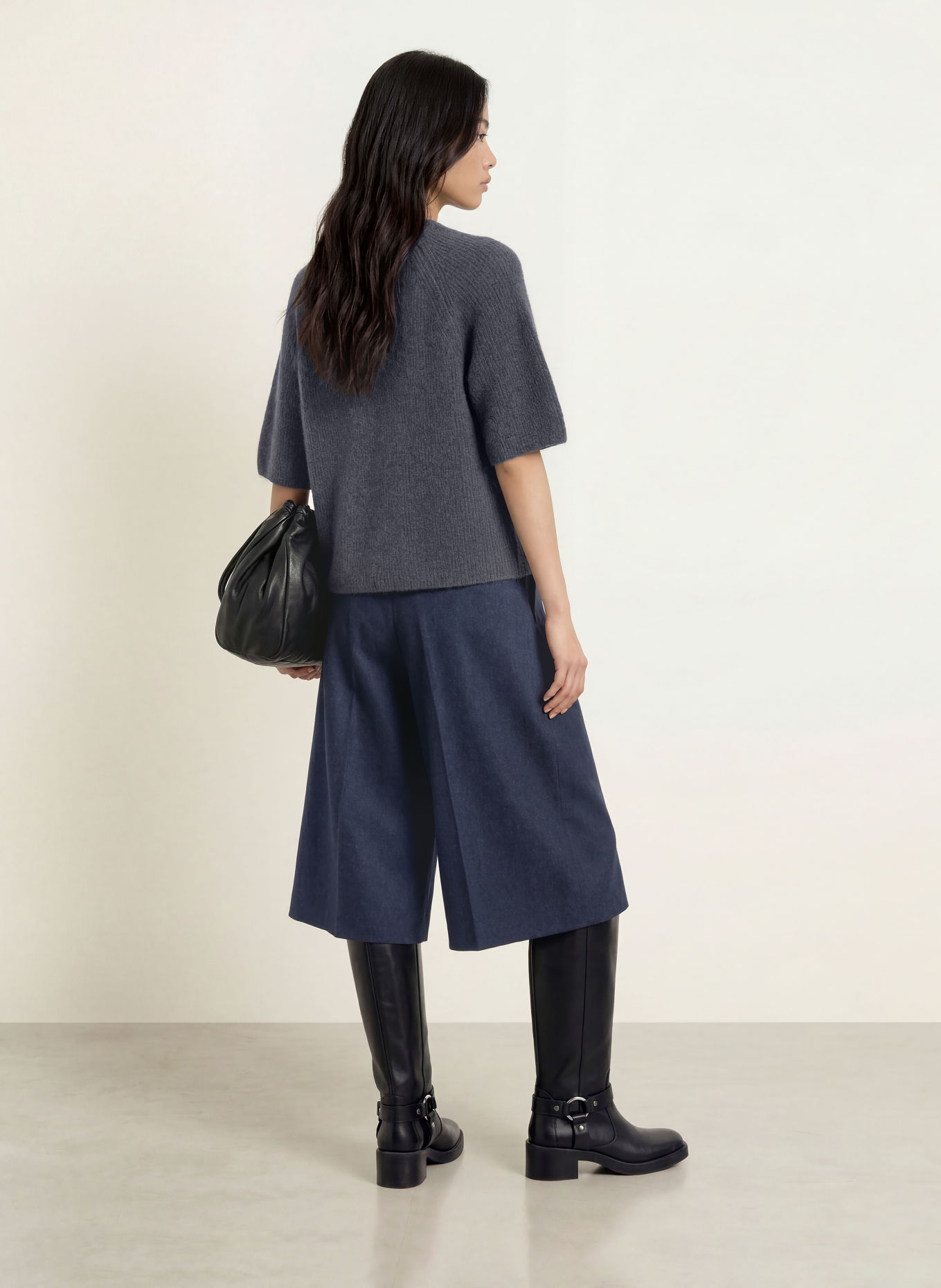 MSCH COPENHAGEN MSCHMILANIA HOPE Knit shirt: DARK GRAY