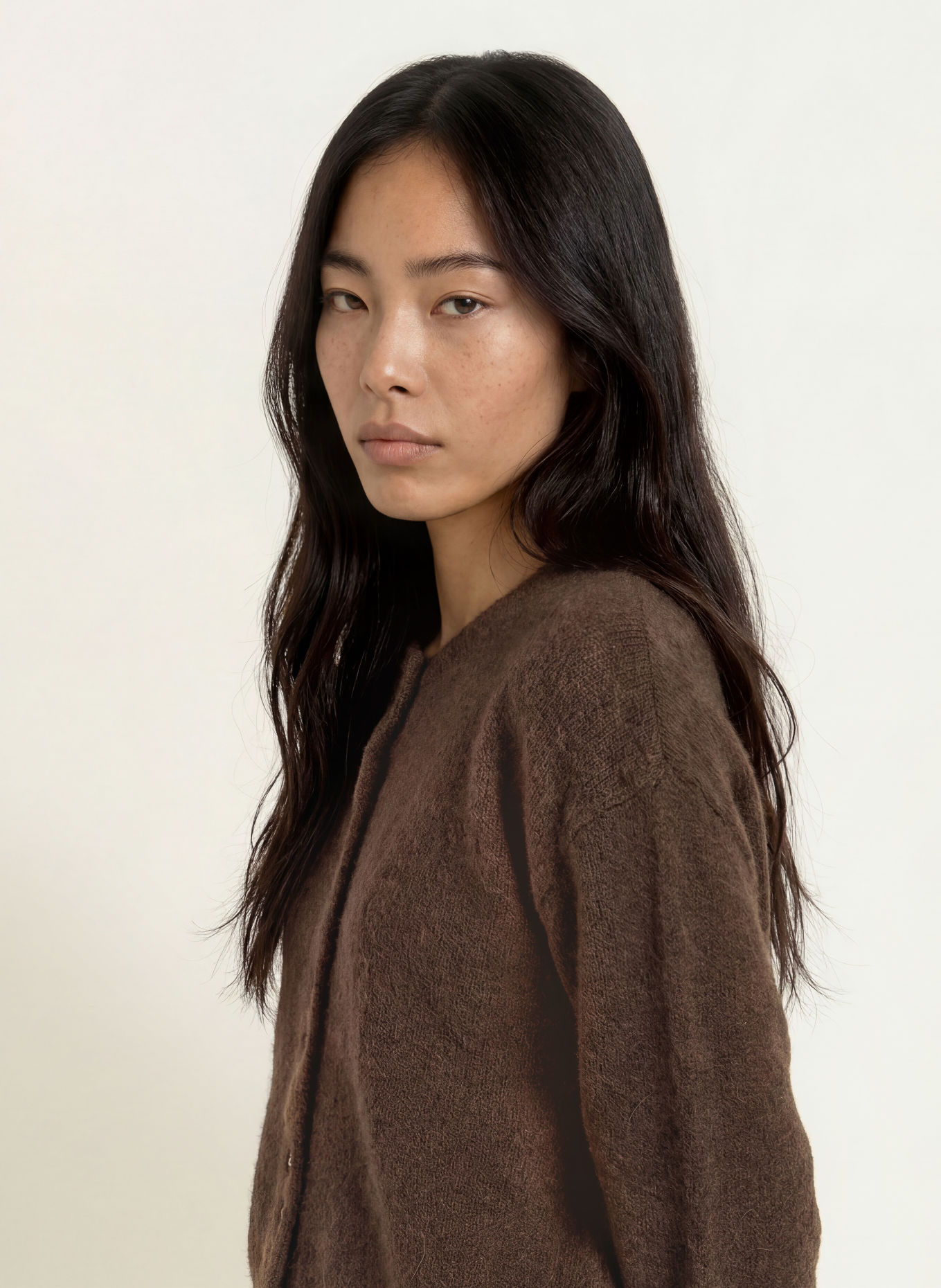 MSCH COPENHAGEN Strickjacke MSCHBONDIE HOPE: BRAUN
