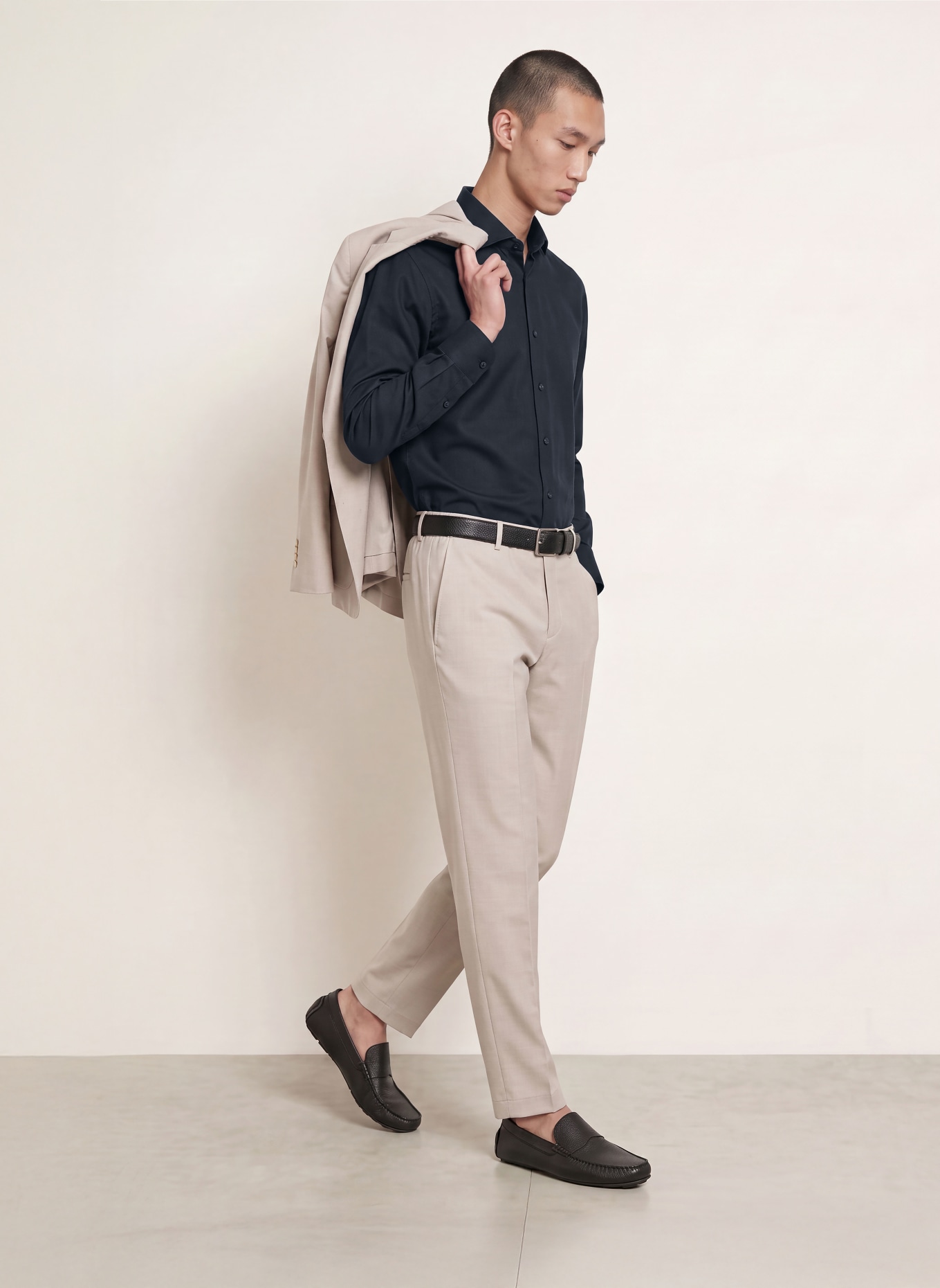 BOSS Hemd JOE Regular Fit: DUNKELBLAU