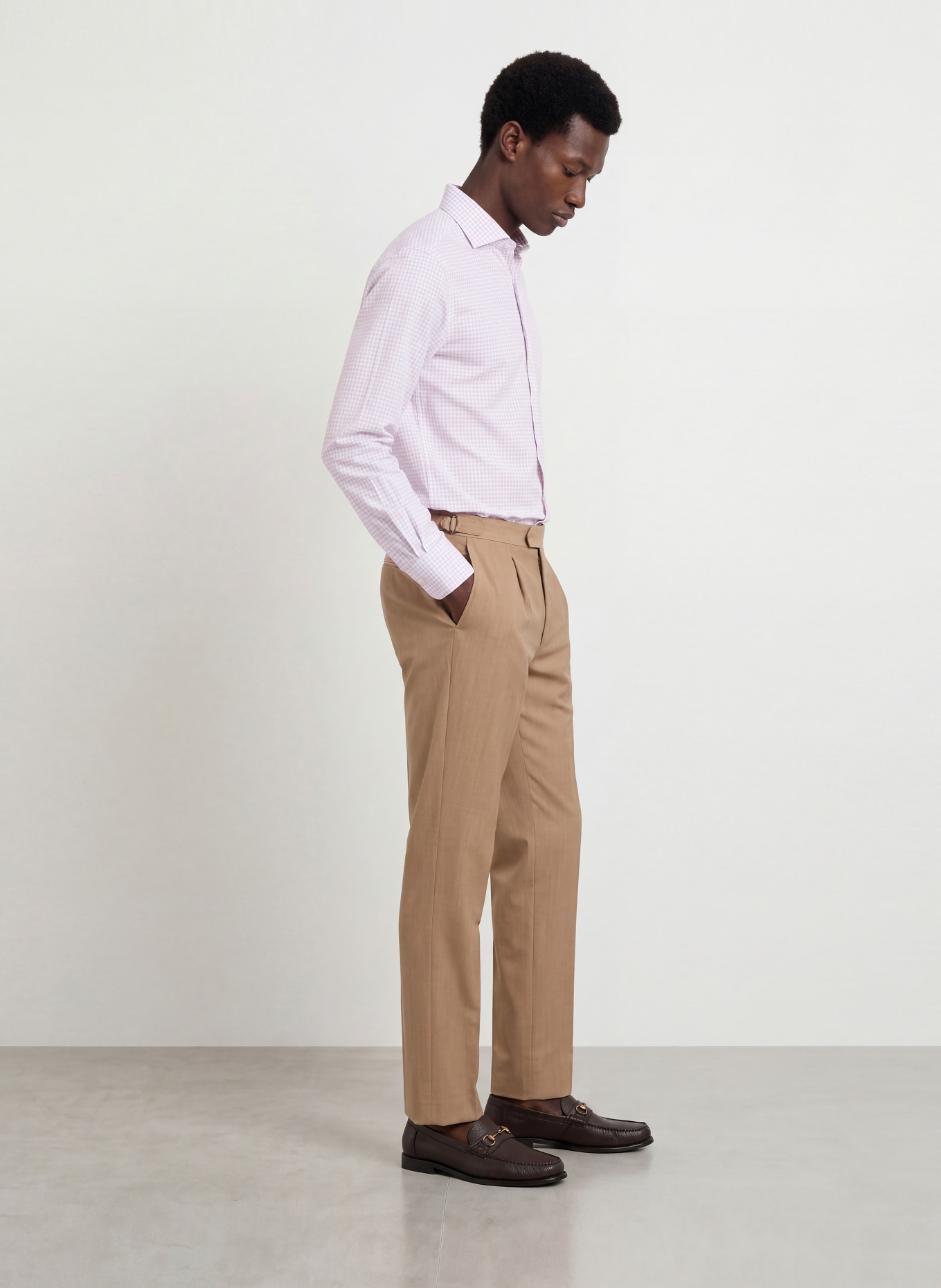 BOSS Koszula HANK Slim Fit: BIAŁY / JASNORÓŻOWY / CIEMNOCZERWONY