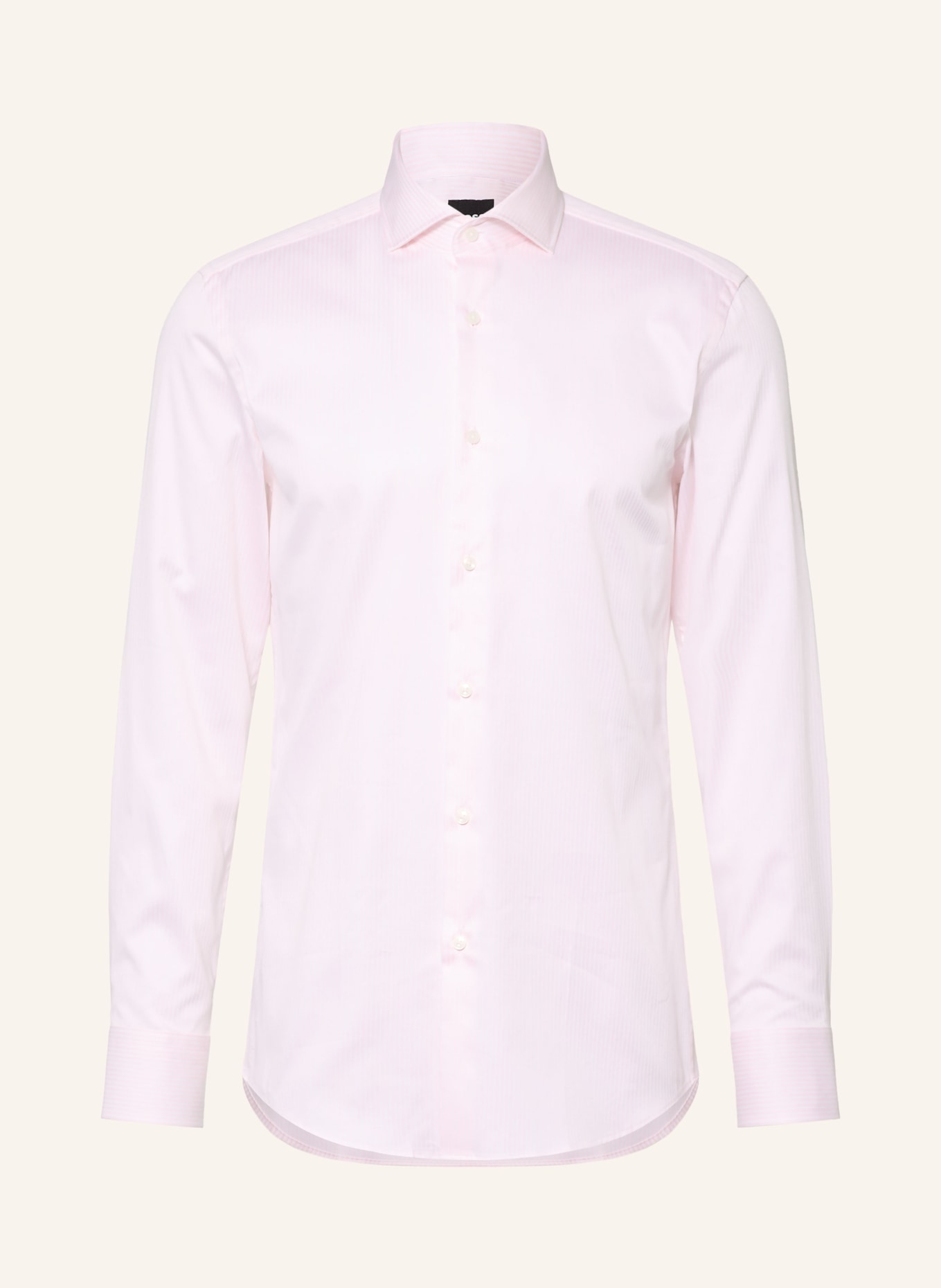 BOSS Koszula HANK Slim Fit: BIAŁY / JASNORÓŻOWY