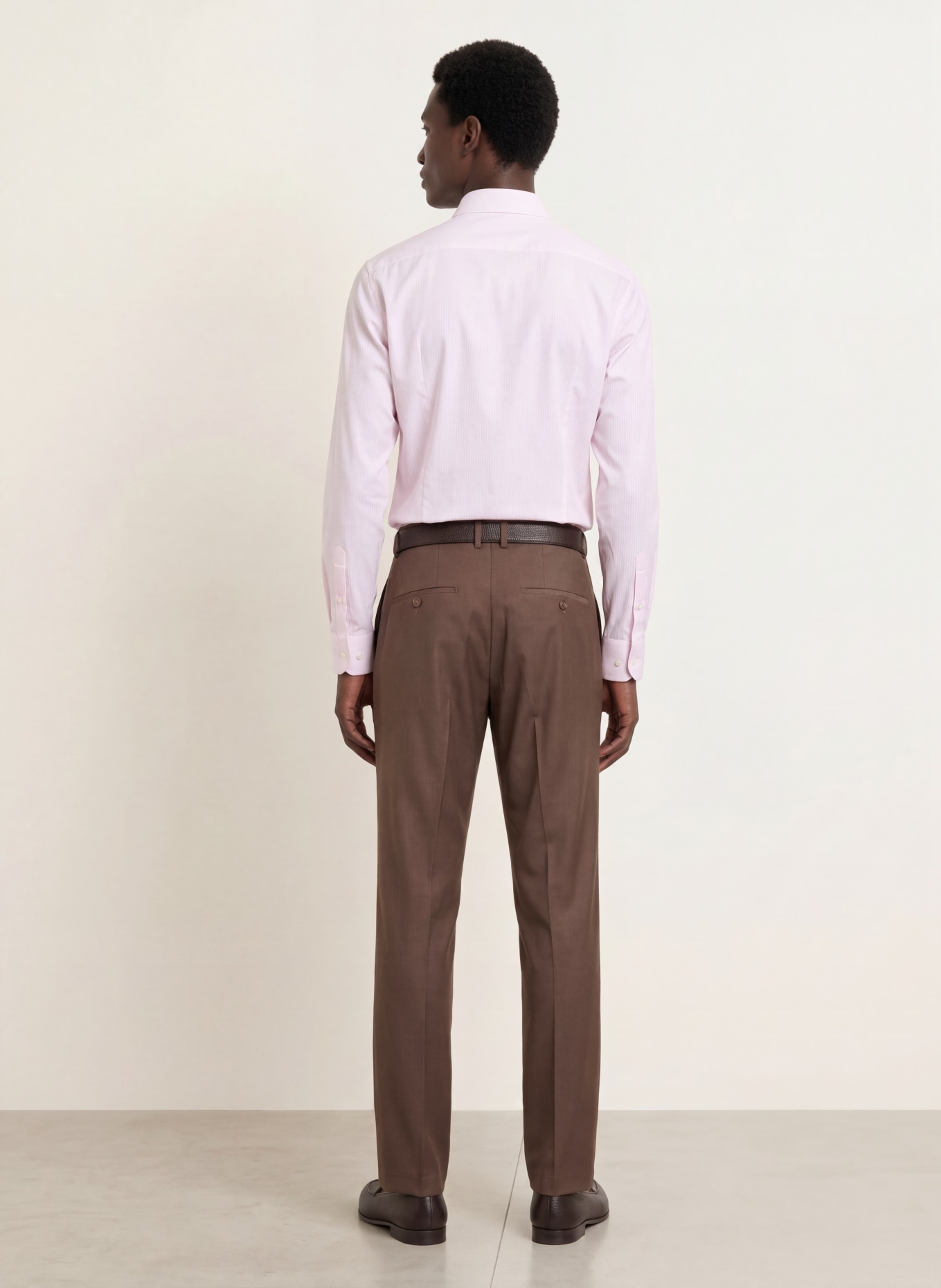 BOSS Koszula HANK Slim Fit: BIAŁY / JASNORÓŻOWY