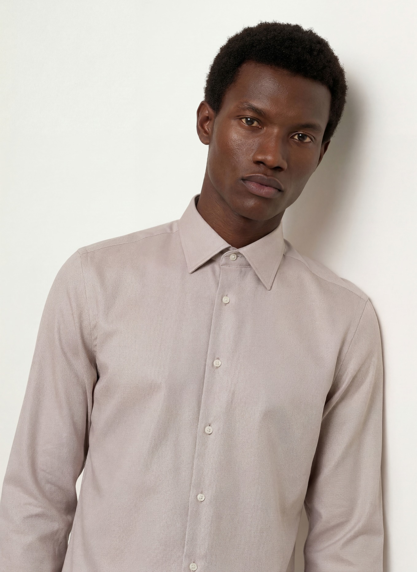 BOSS Cămașă HANK Slim Fit: BEJ