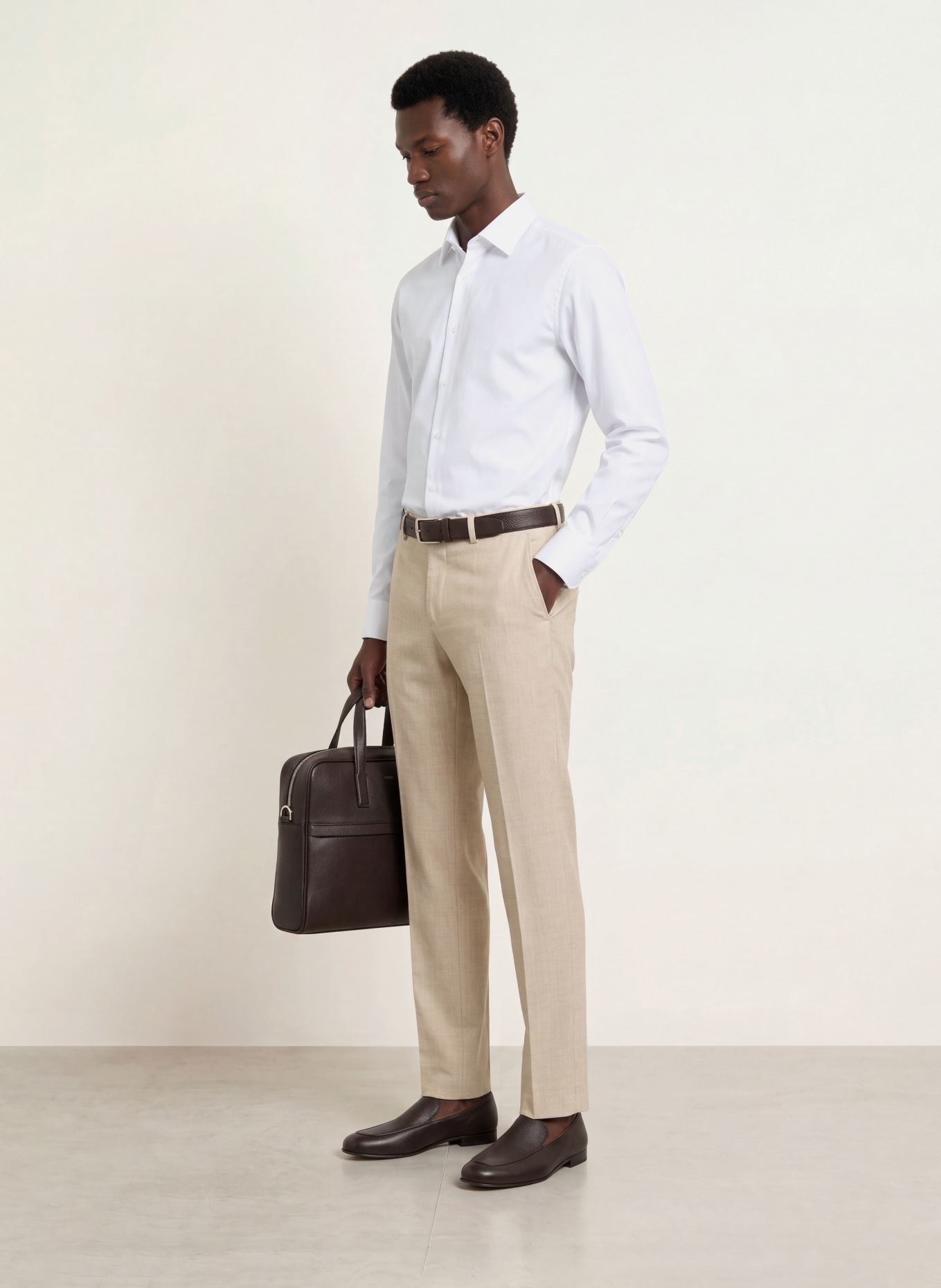 BOSS Hemd JOE Regular Fit: WEISS
