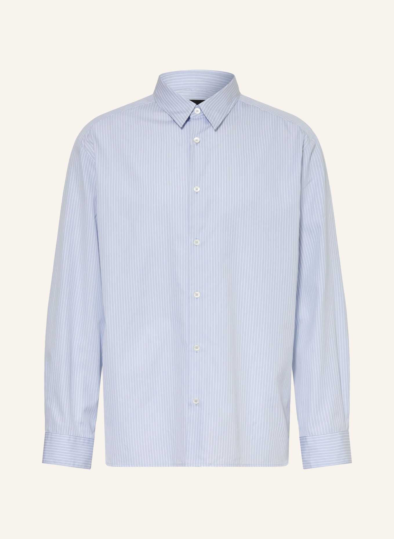 A.P.C. Skjorte MALO Comfort Fit: BLÅGRÅ / HVID