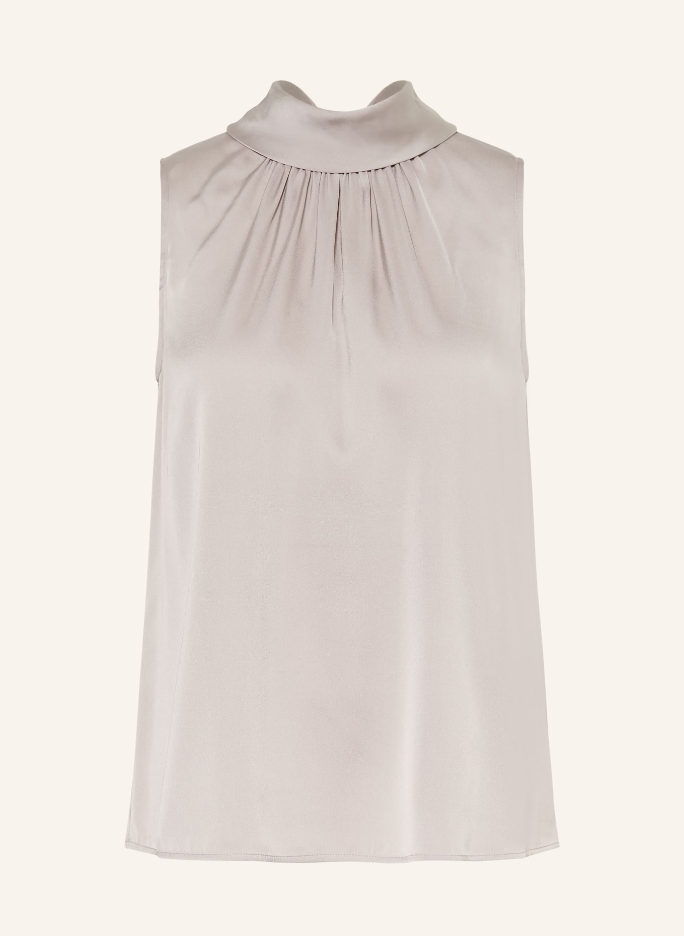 van Laack VL-CATALI Satin Slip Top: TAUPE