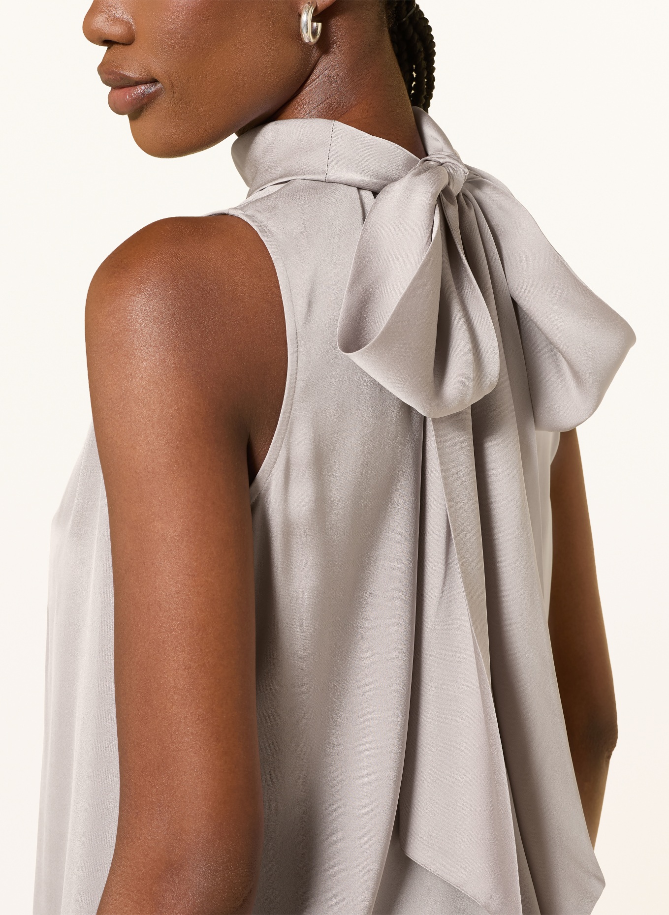 van Laack VL-CATALI Satin Slip Top: TAUPE