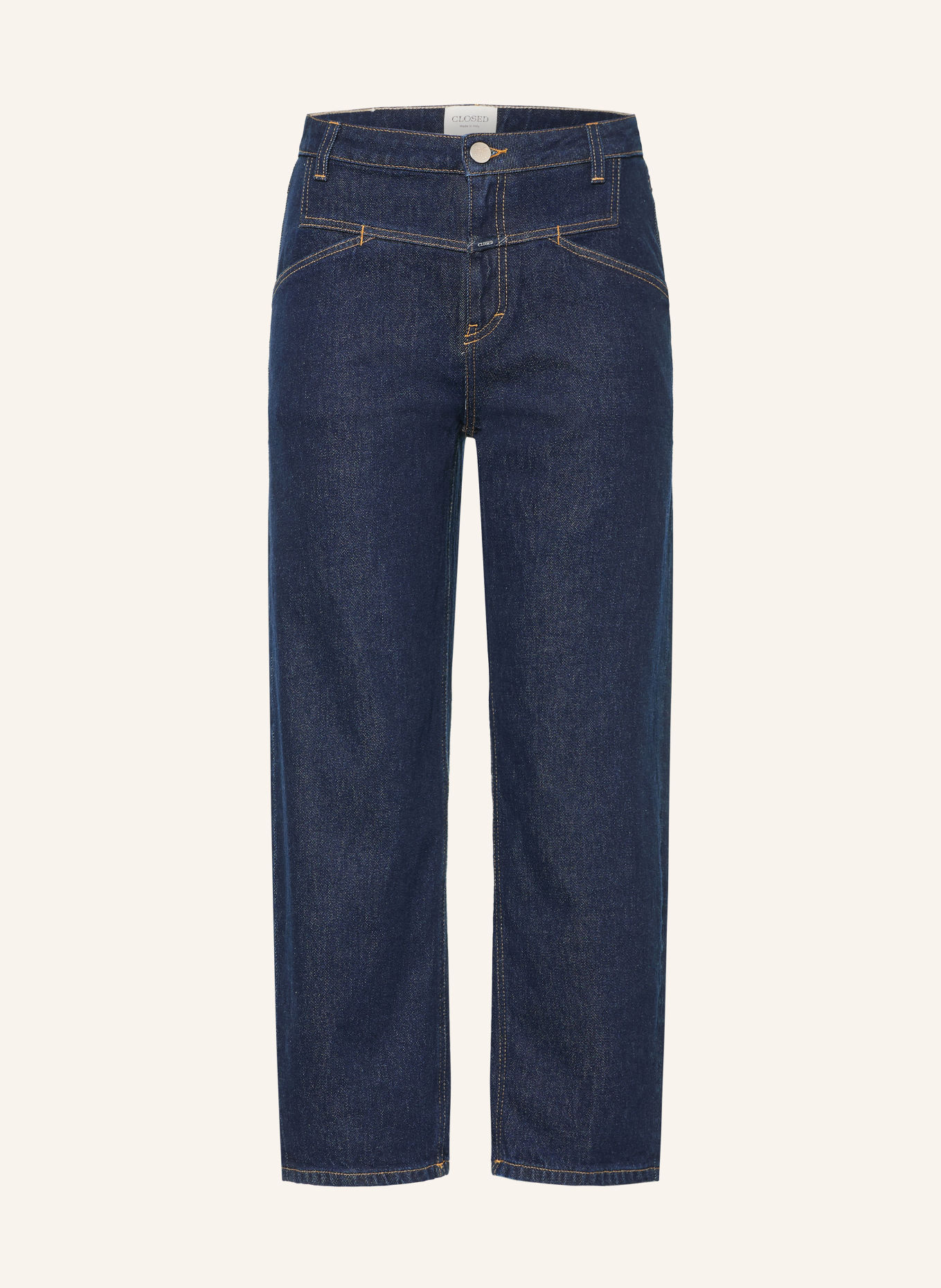 CLOSED Jeansy cropped STOVER-X: DBL DARK BLUE