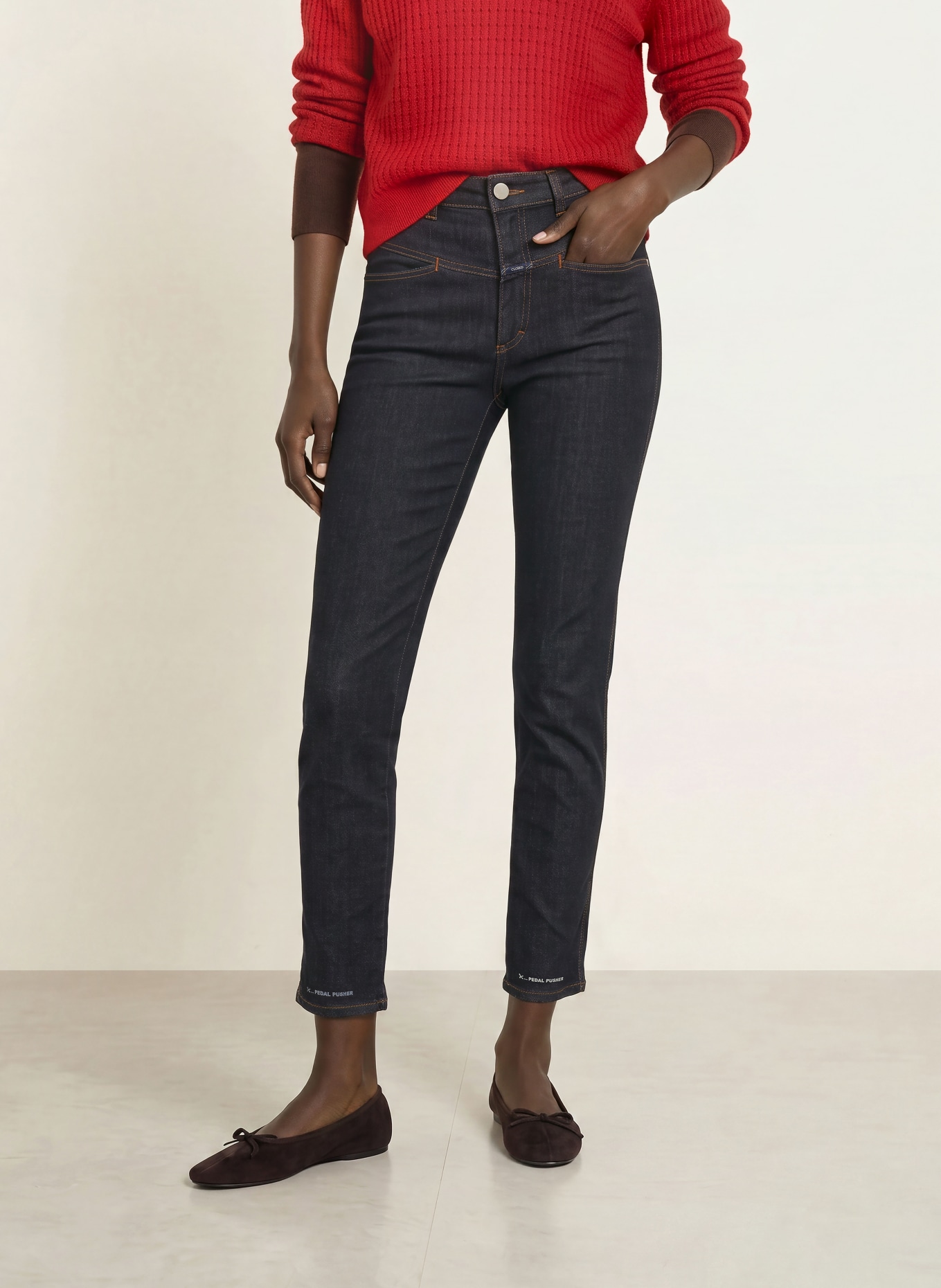 CLOSED Cropped jeans PEDAL PUSHER: DBL DARK BLUE