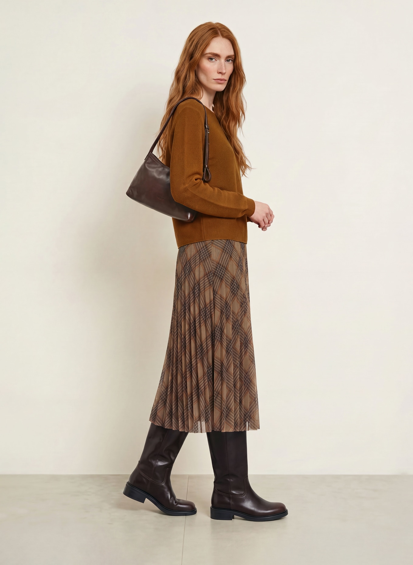 CINQUE Trui CIELLAS: COGNAC