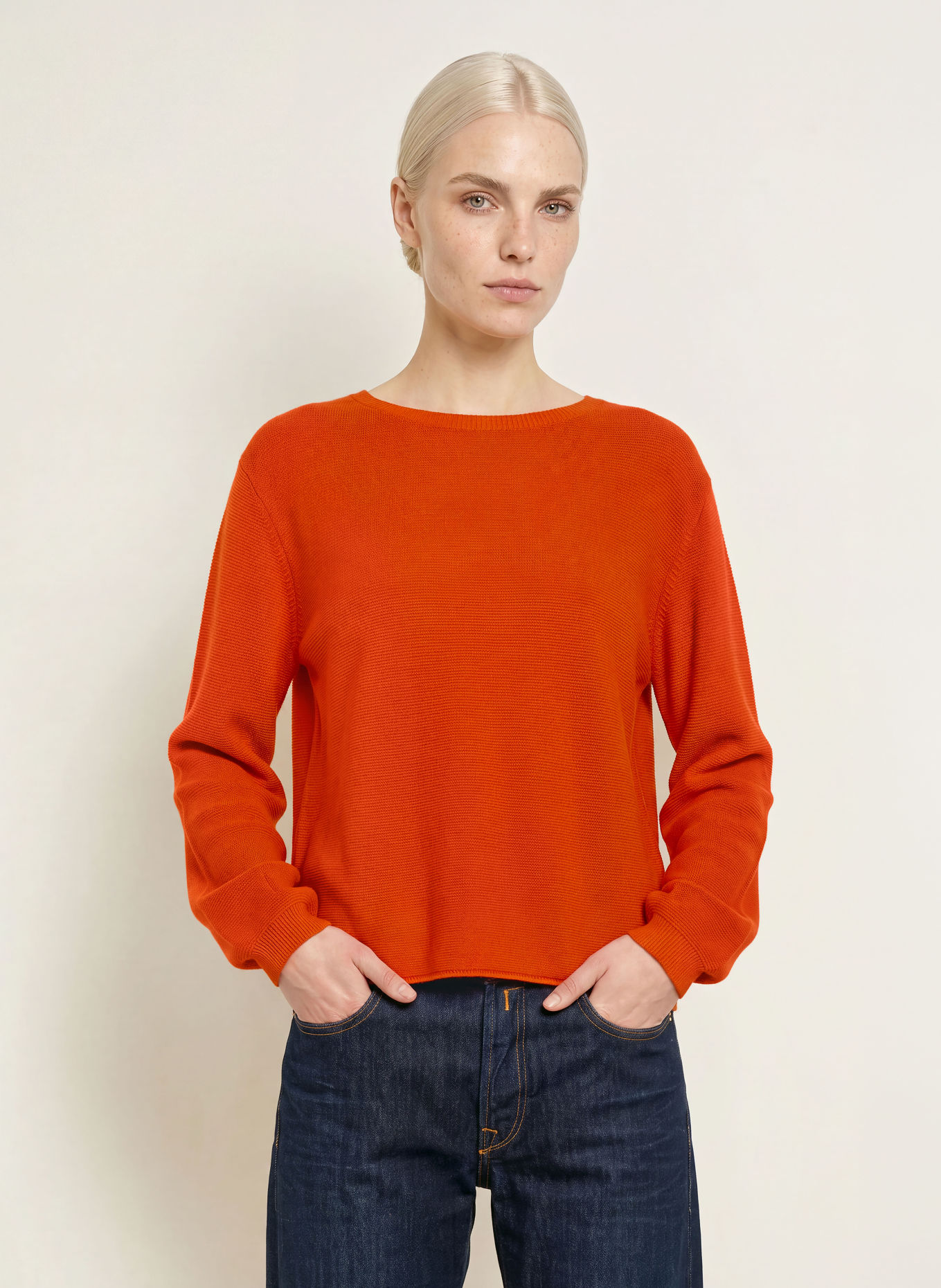 CINQUE Pullover CIELLAS: ORANGE