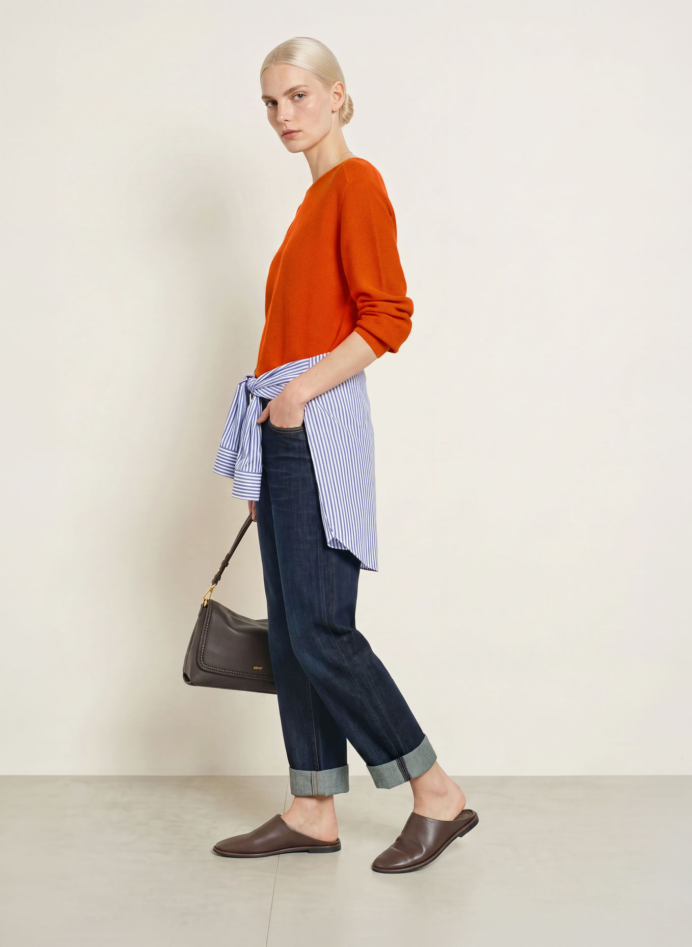 CINQUE Pullover CIELLAS: ORANGE