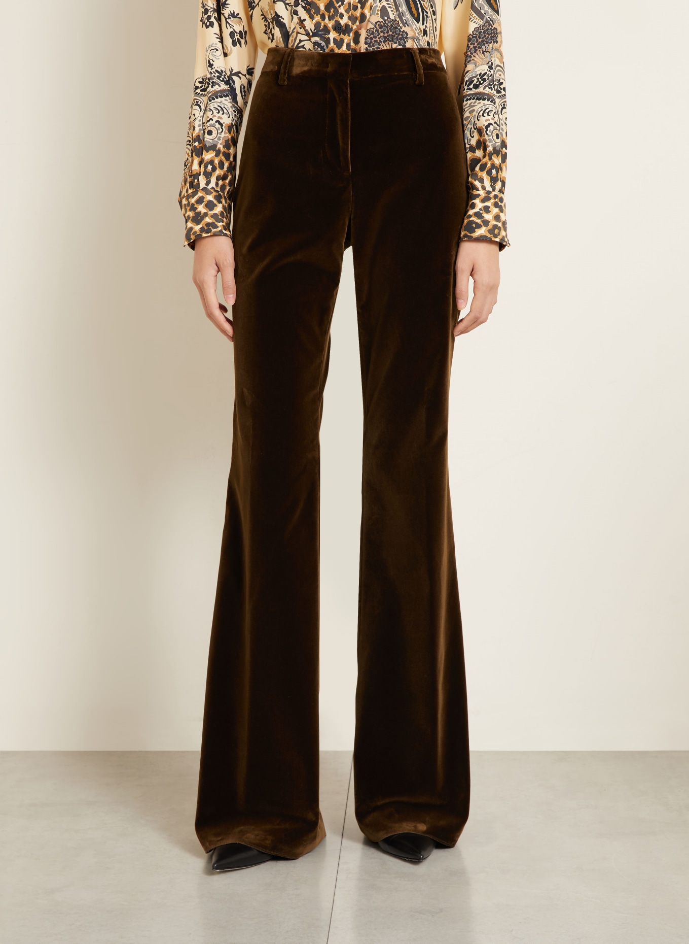 ETRO Pantalon de costume: MARRON FONCÉ