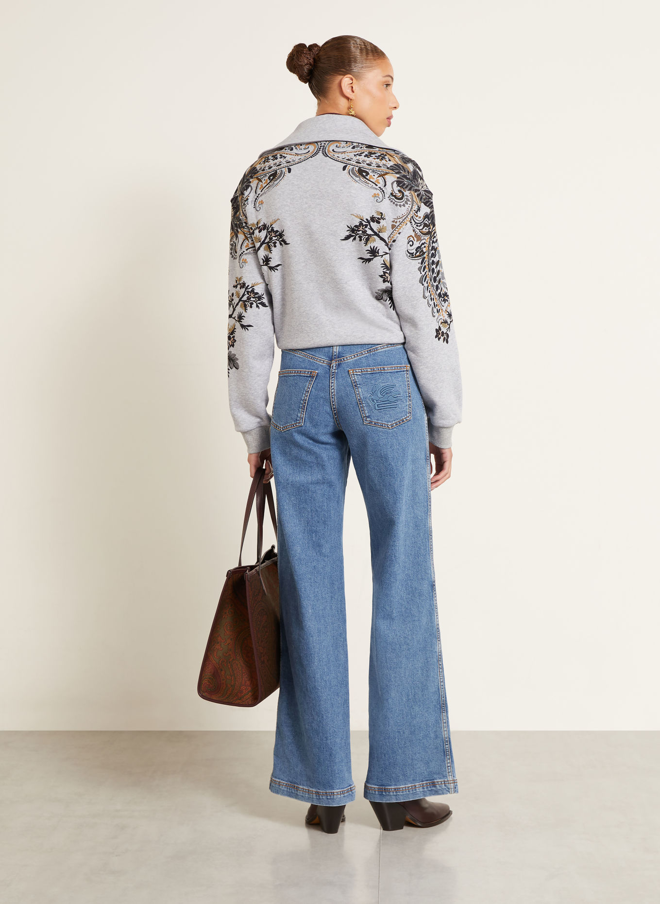 ETRO Sweat-Troyer: GRAU