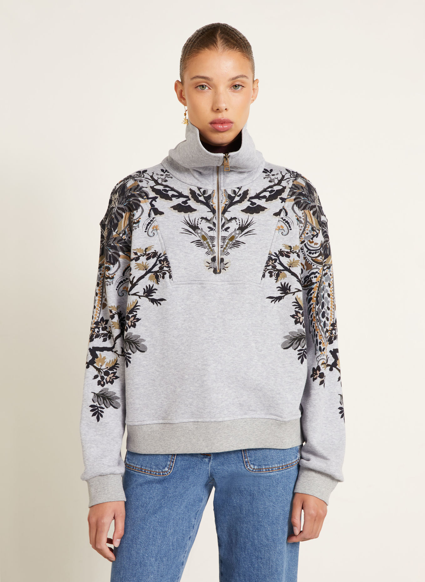 ETRO Sweat-Troyer: GRAU