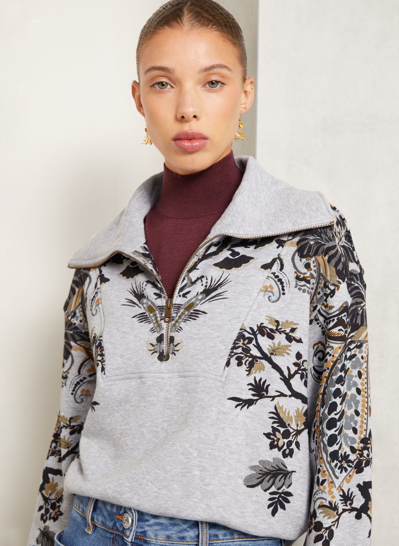 ETRO Sweat-Troyer: GRAU