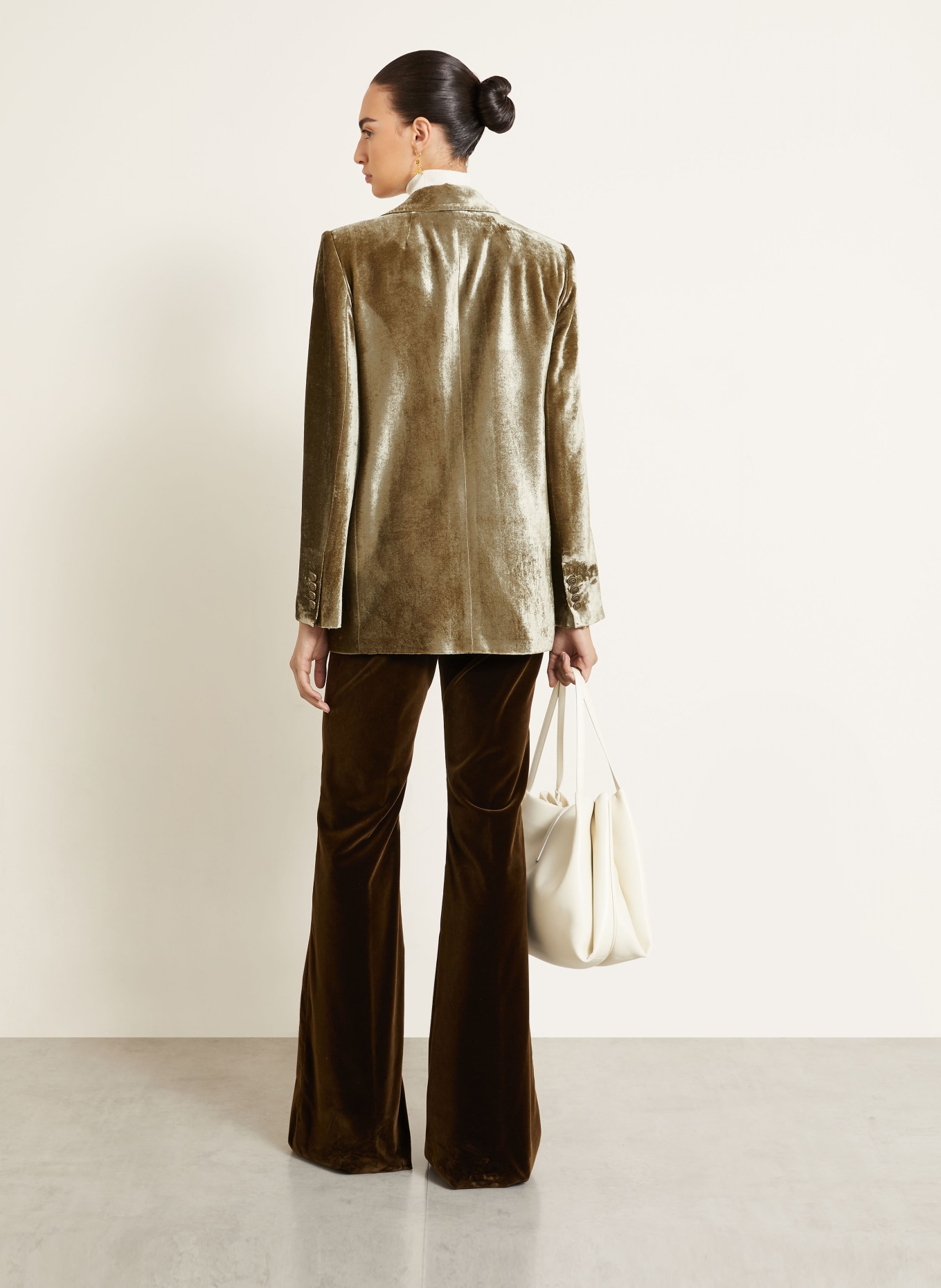 ETRO Samtblazer: OLIV