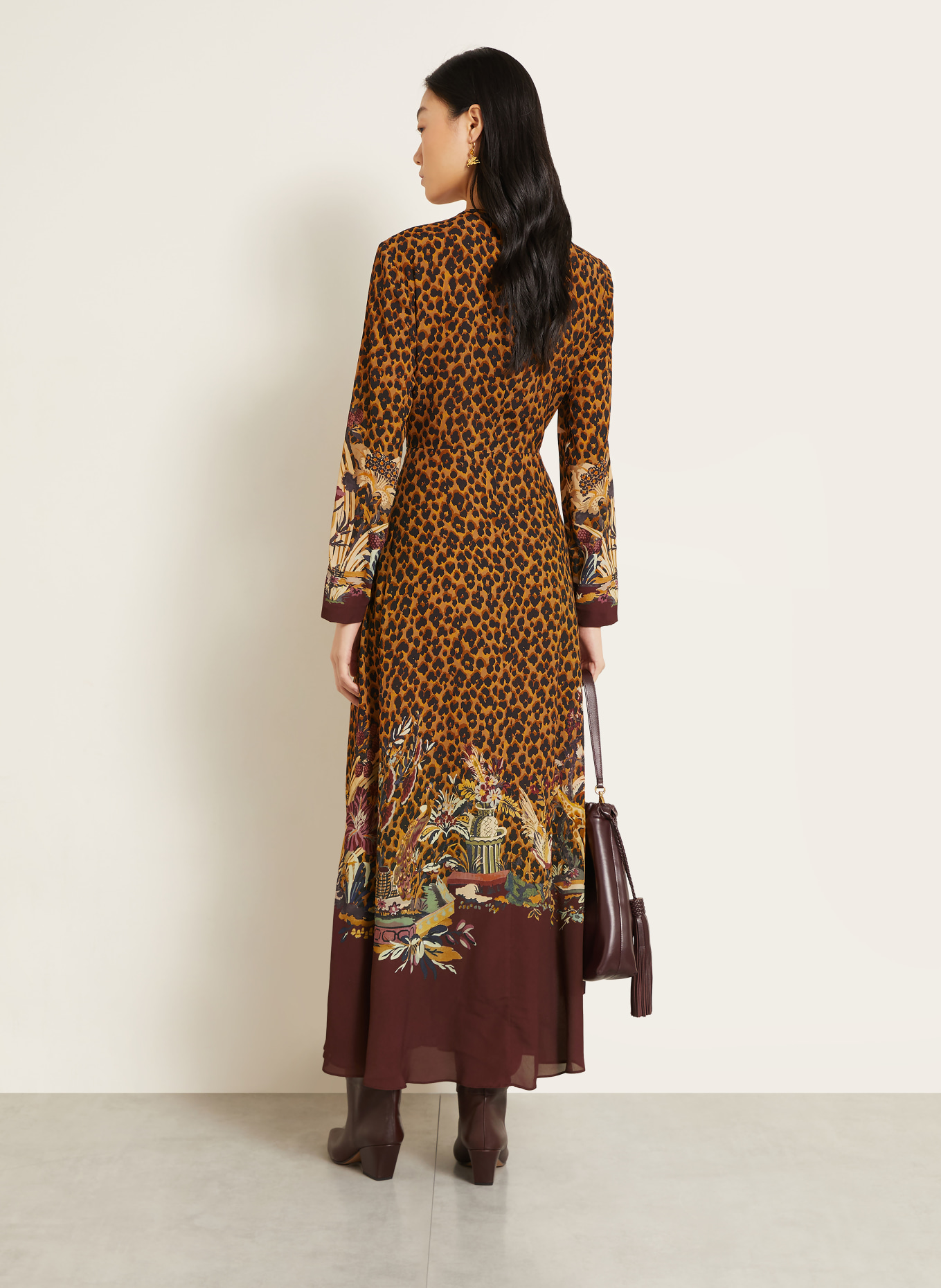 ETRO Robe: MARRON / VIEUX ROSE / NOIR