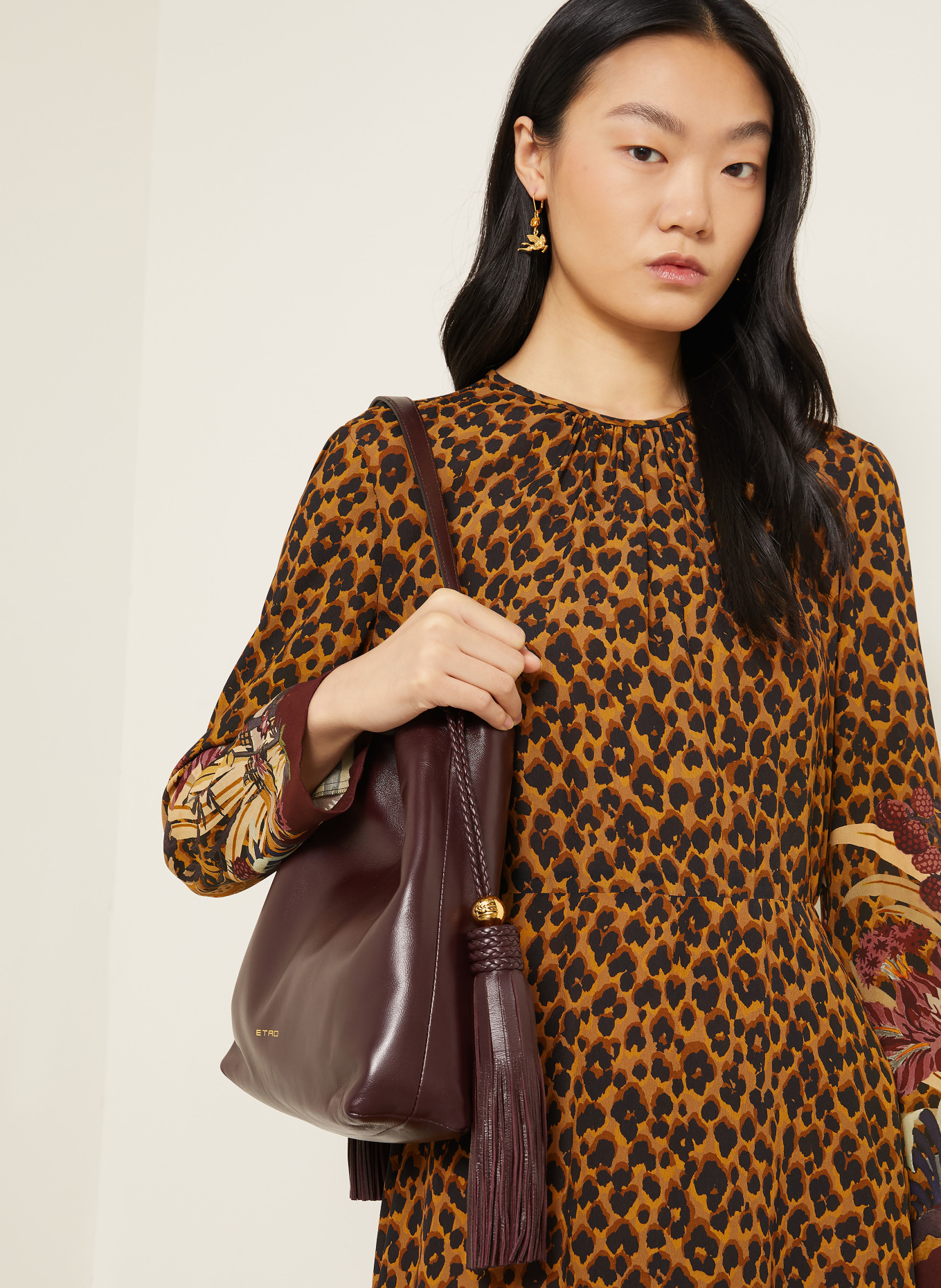 ETRO Robe: MARRON / VIEUX ROSE / NOIR