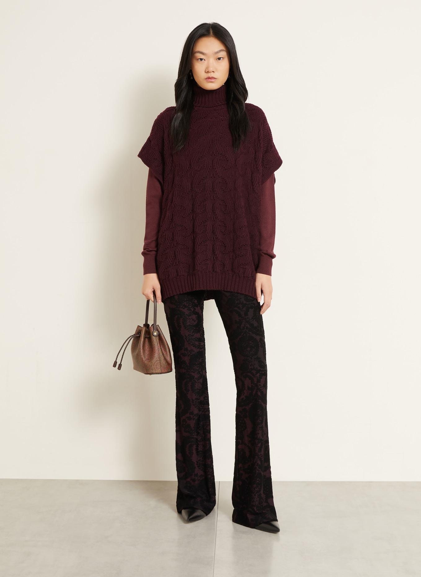 ETRO Pantalon: FUCHSIA / NOIR
