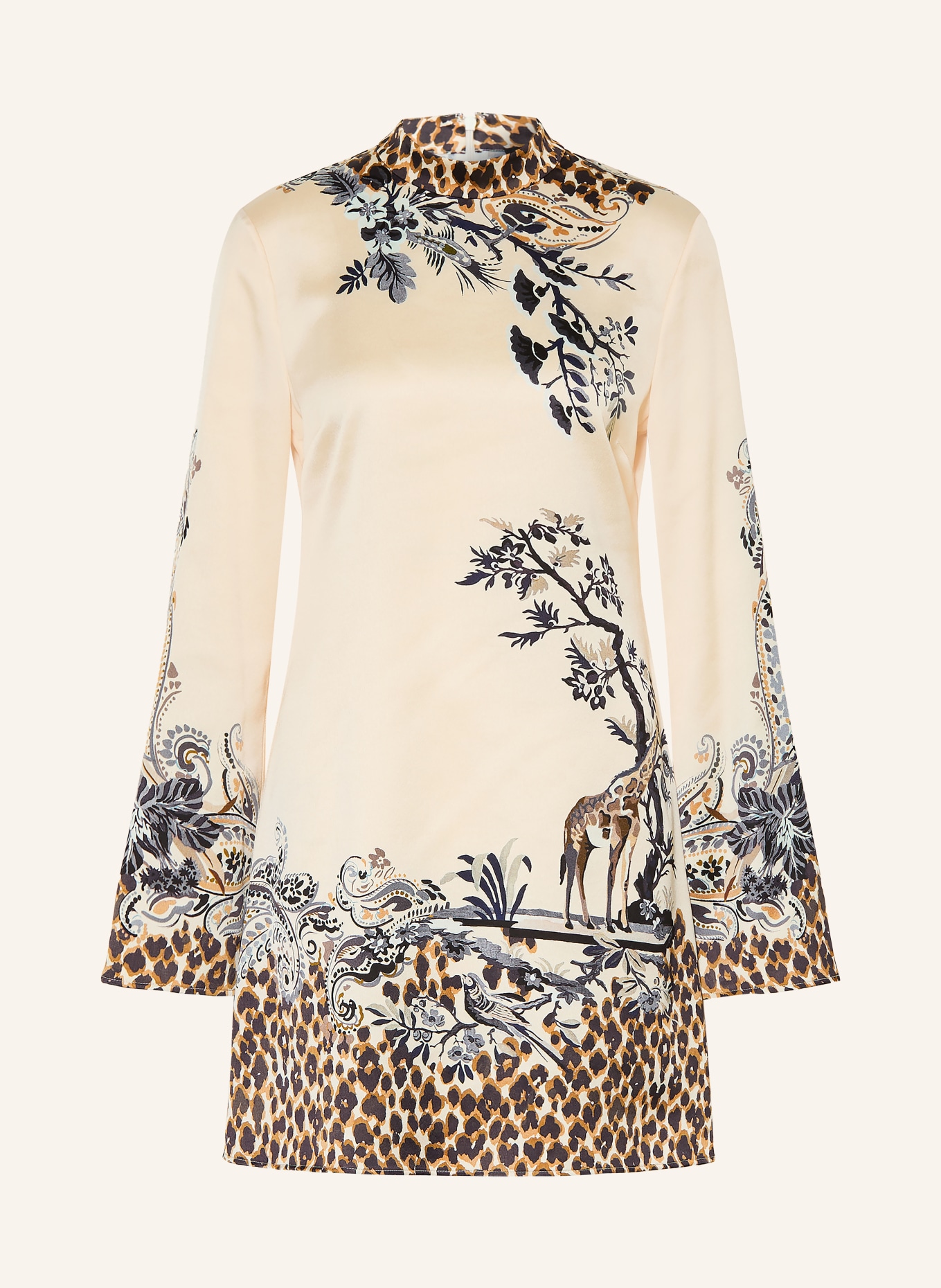 ETRO Robe de cocktail: CRÈME / MARRON / NOIR