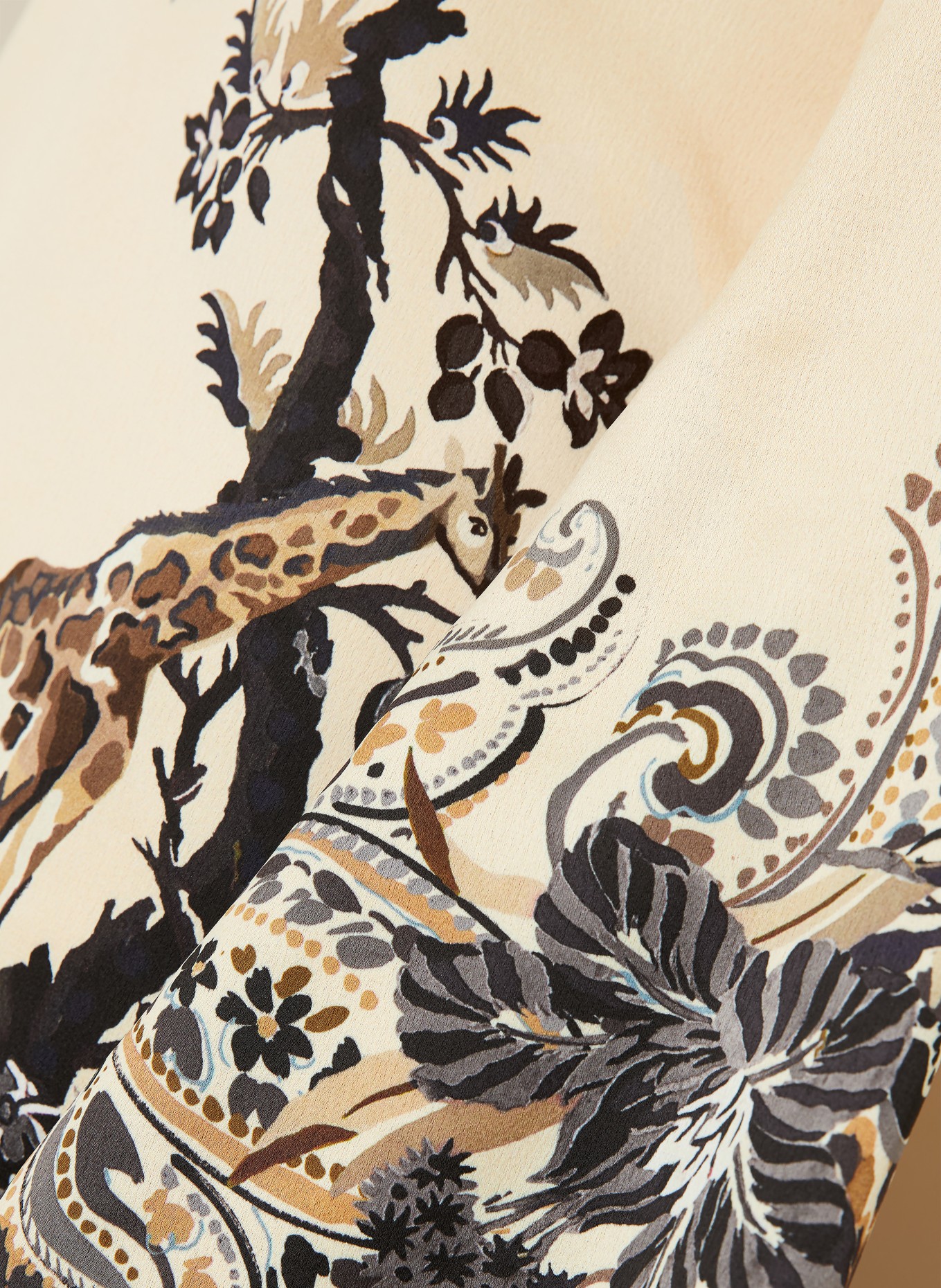 ETRO Robe de cocktail: CRÈME / MARRON / NOIR