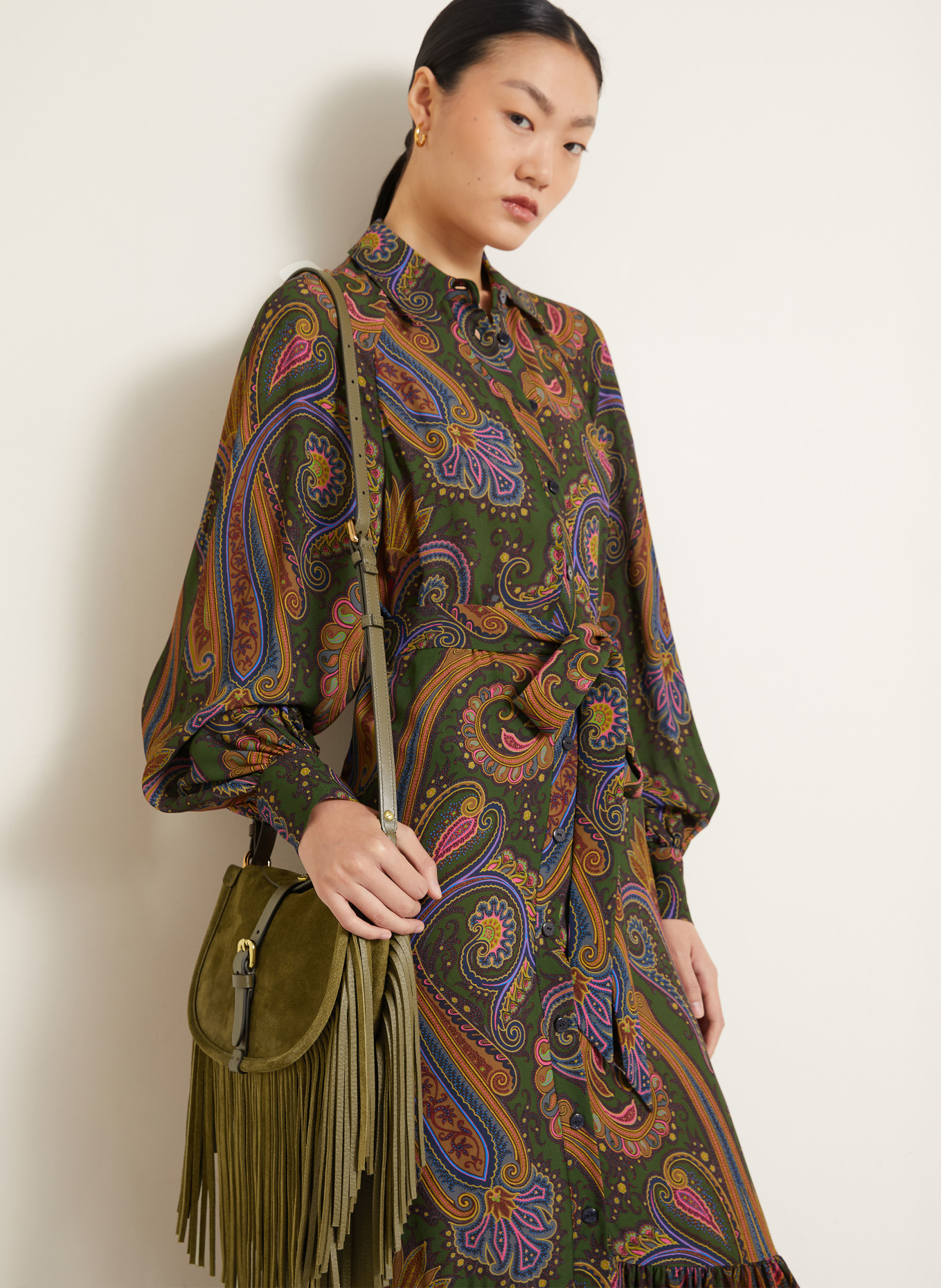 ETRO Umhängetasche: OLIV / GOLD