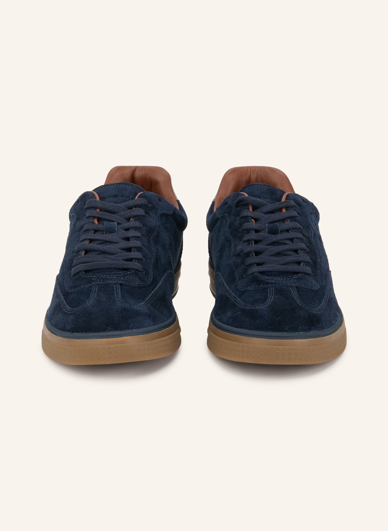 TOMMY HILFIGER Sneaker: DUNKELBLAU / DUNKELBRAUN