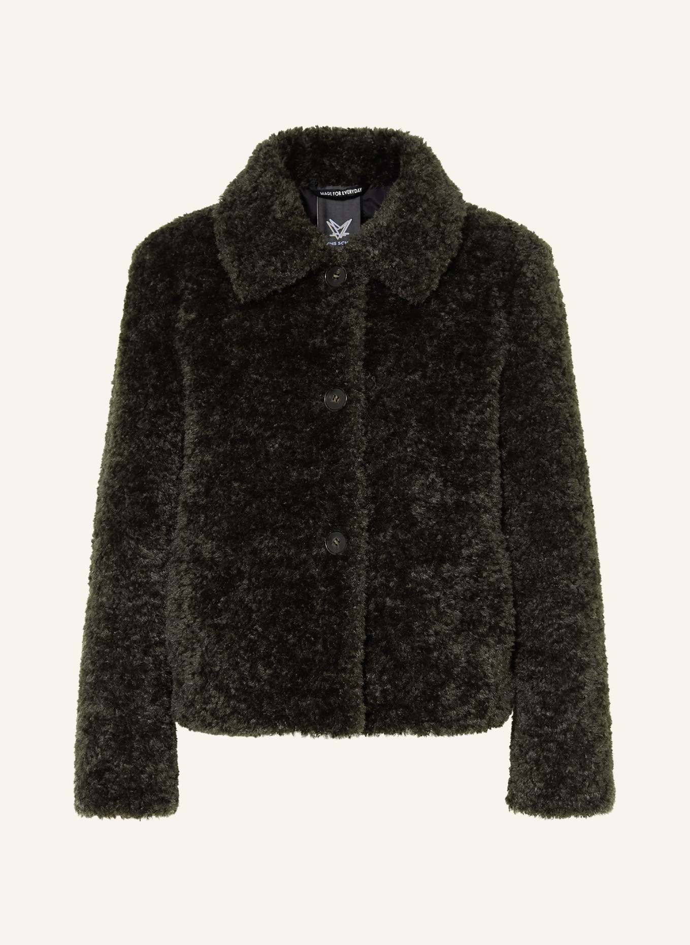 FUCHS SCHMITT Veste en fourrure synthétique FRANKFURT: KAKI