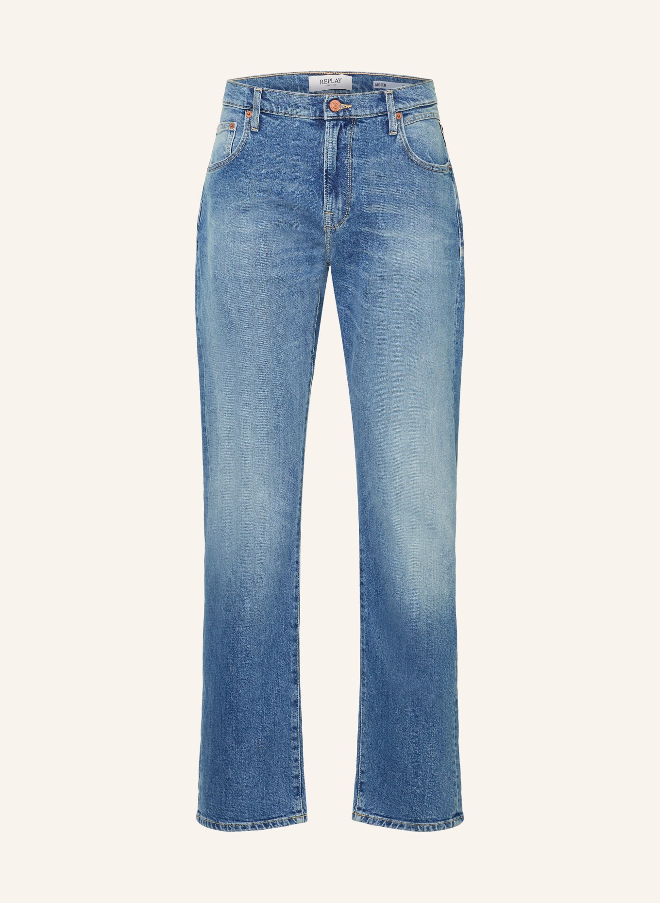 REPLAY Jean AIDEEN coupe droite: C009 MEDIUM BLUE