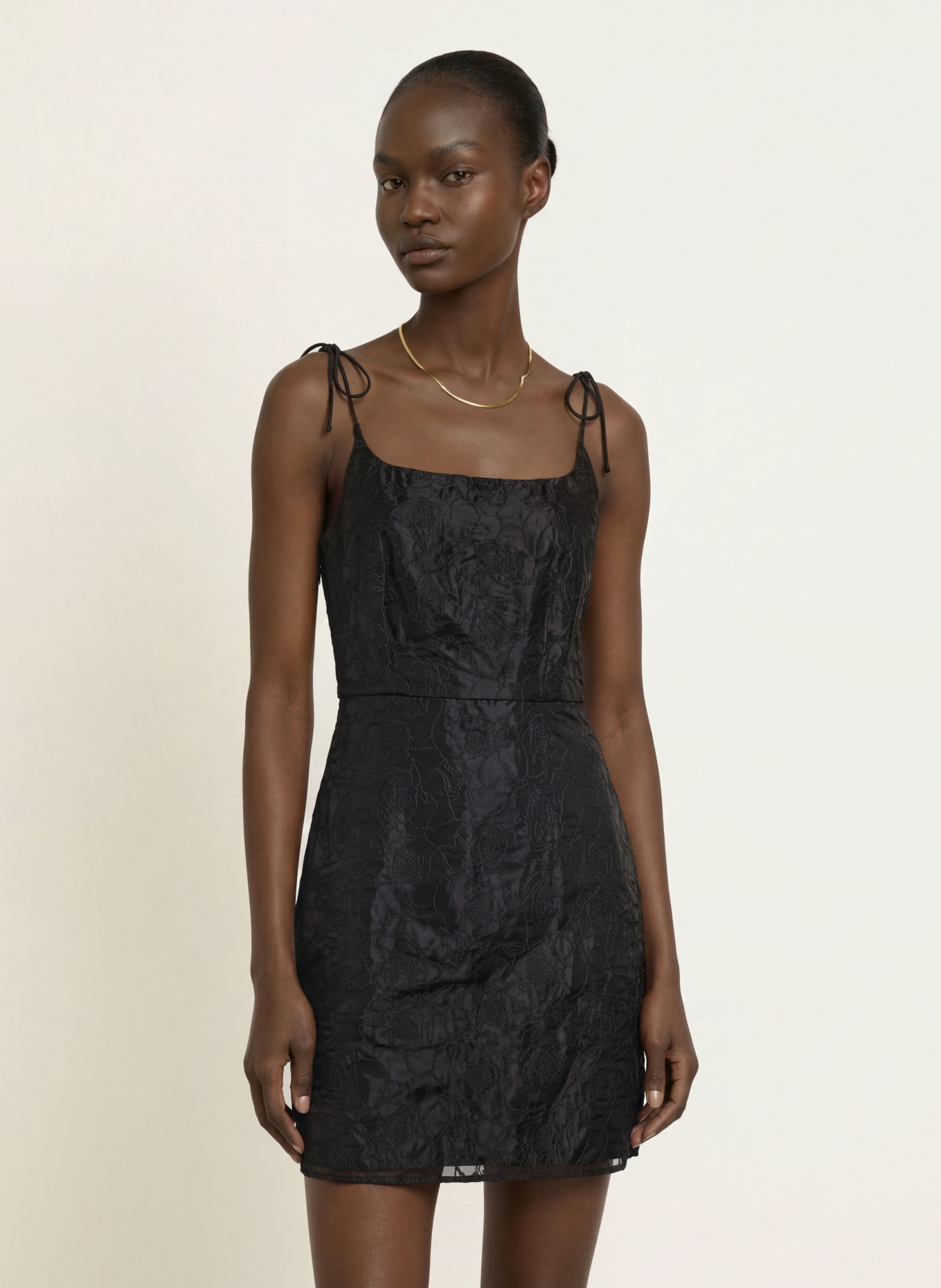 TED BAKER Satinkleid KYOKA: SCHWARZ