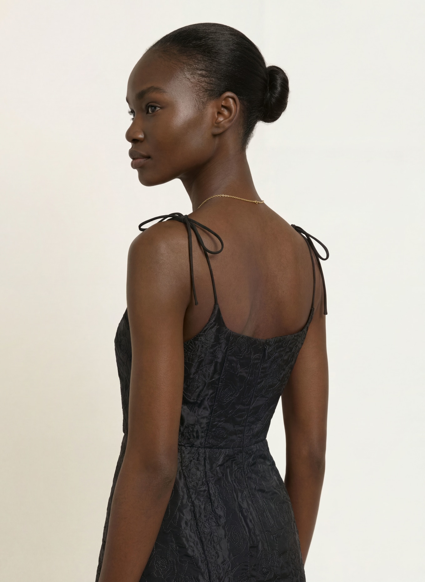 TED BAKER Satinkleid KYOKA: SCHWARZ