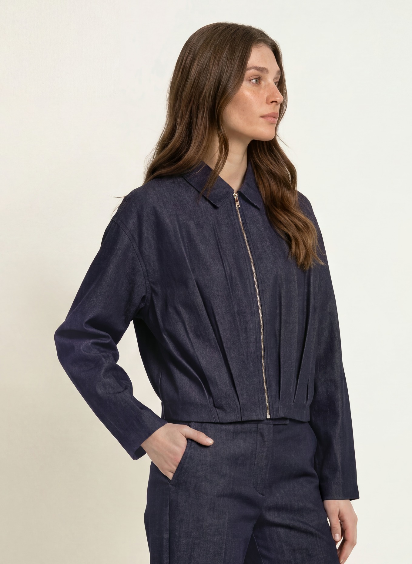 TED BAKER Jeansjacke ANNITE: dk-blue