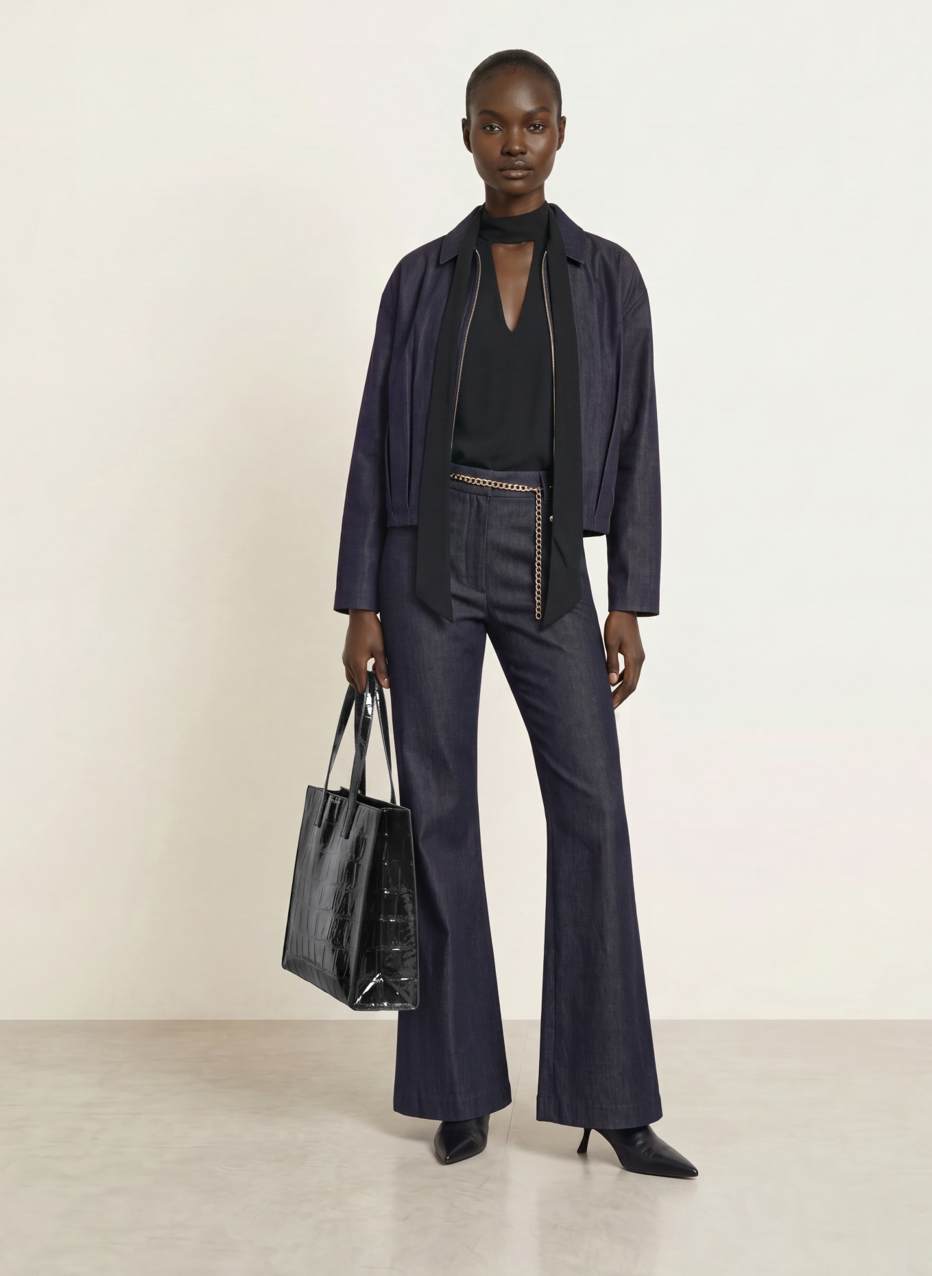 TED BAKER Shopper VANNDA: ČERNÁ