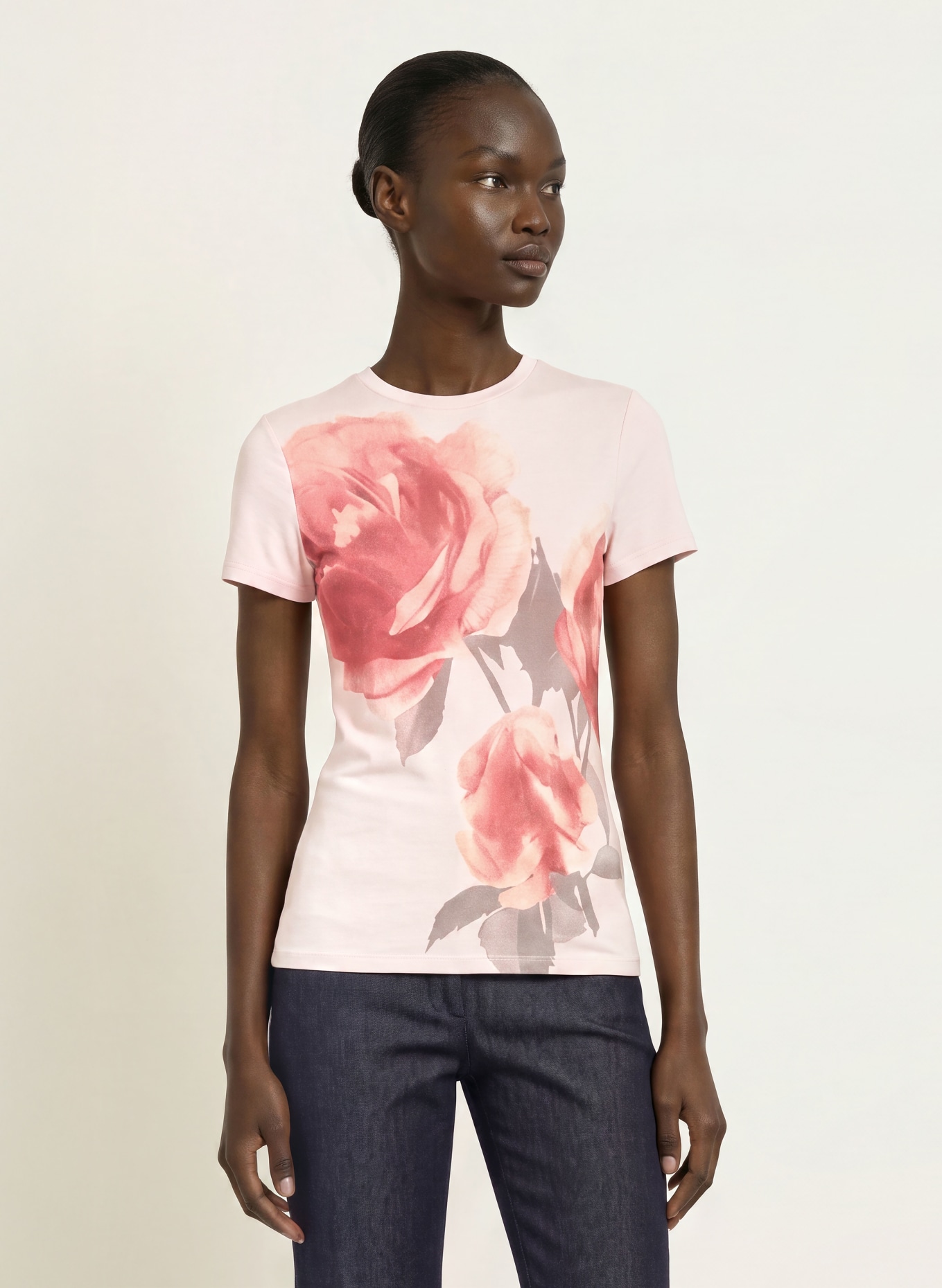 TED BAKER T-shirt BINDII: ROSE CLAIR / ROUGE CLAIR / SAUMON