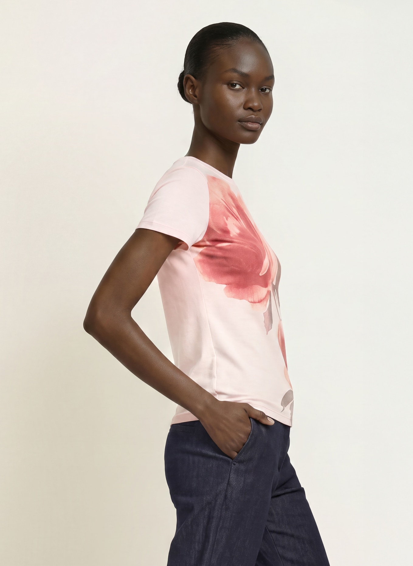 TED BAKER T-shirt BINDII: ROSE CLAIR / ROUGE CLAIR / SAUMON