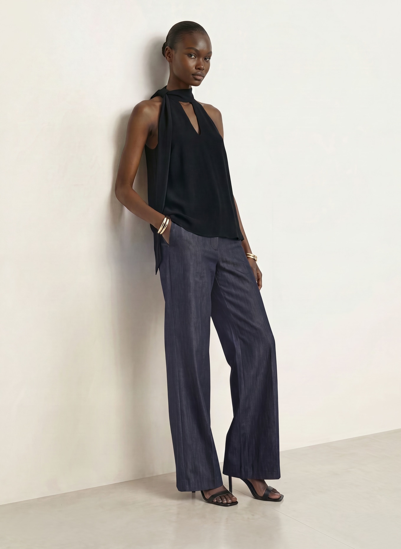 TED BAKER Blouse sans manches JALII: NOIR