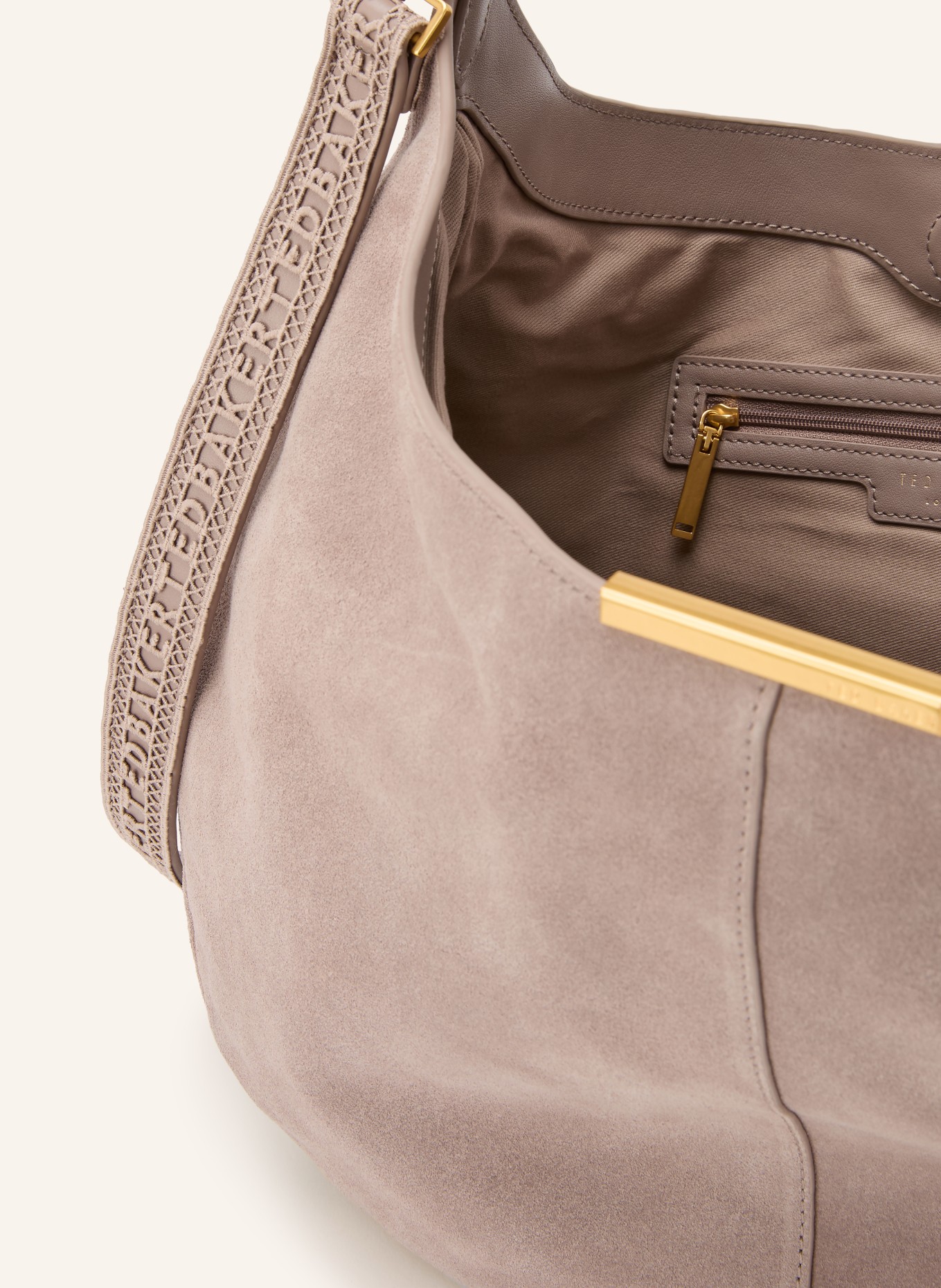 TED BAKER AMILIA Shoulder Bag: TAUPE / GOLD